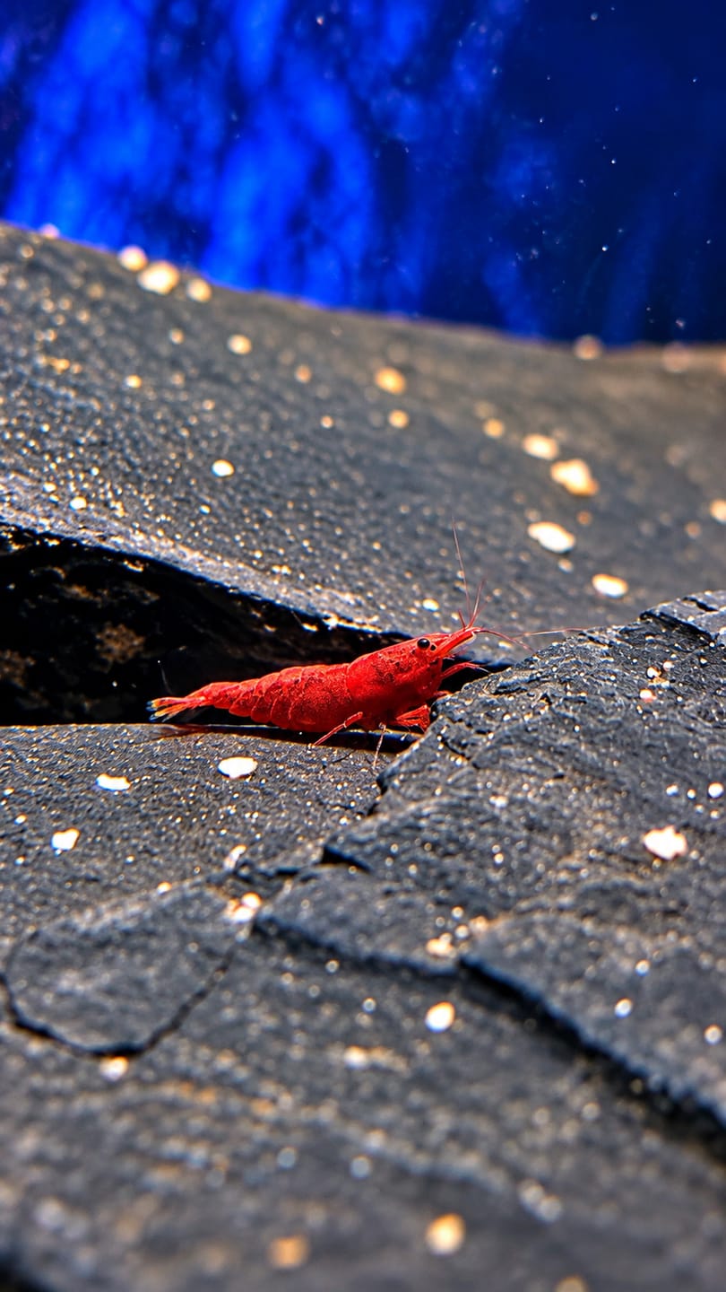 Customer photo review of Neocaridina Skittles Shrimp Pack – Assorted Freshwater Colors