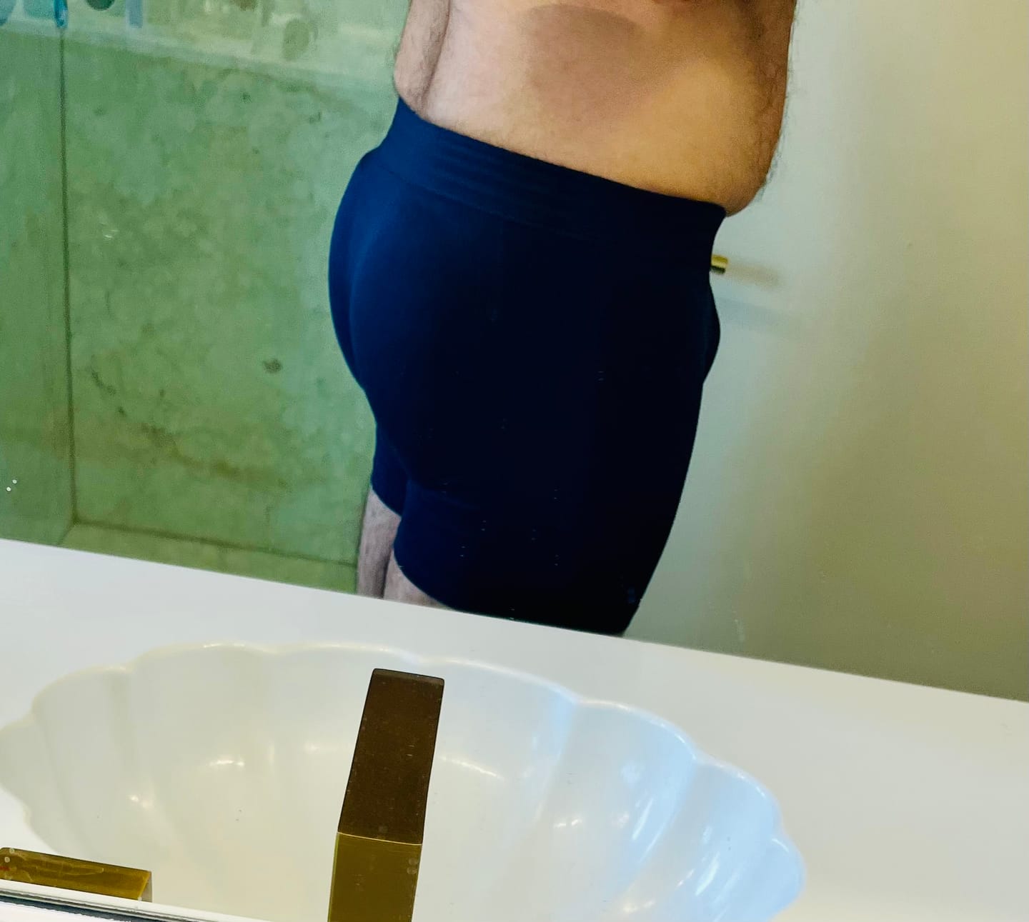 Customer photo review of Padded Boxer Brief + Smart Package Cup