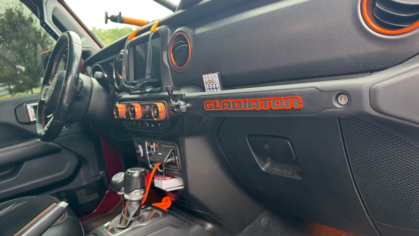 Customer photo review of Jeep JT "GLADIATOR" Grab Handle Emblem