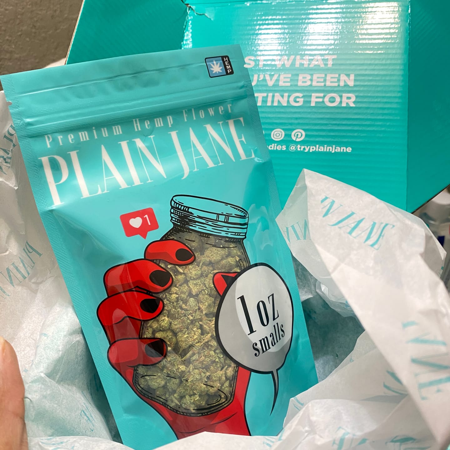 Customer photo review of Orange Tree Smalls - THCA Flower