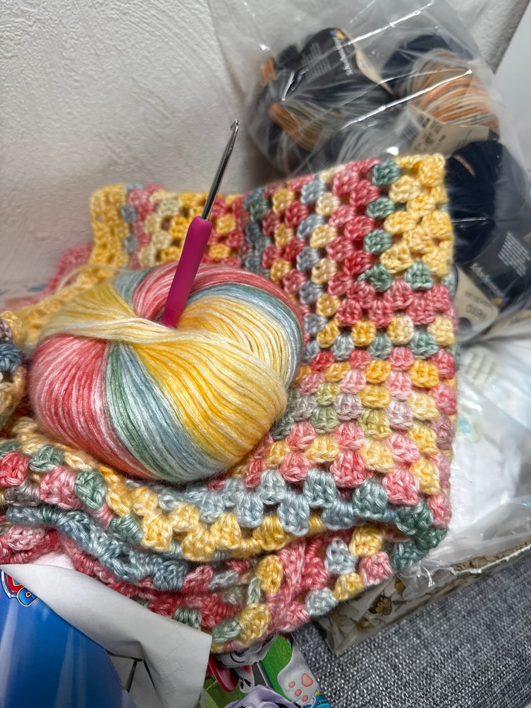 Customer photo review of Rainbow Blanket Kit