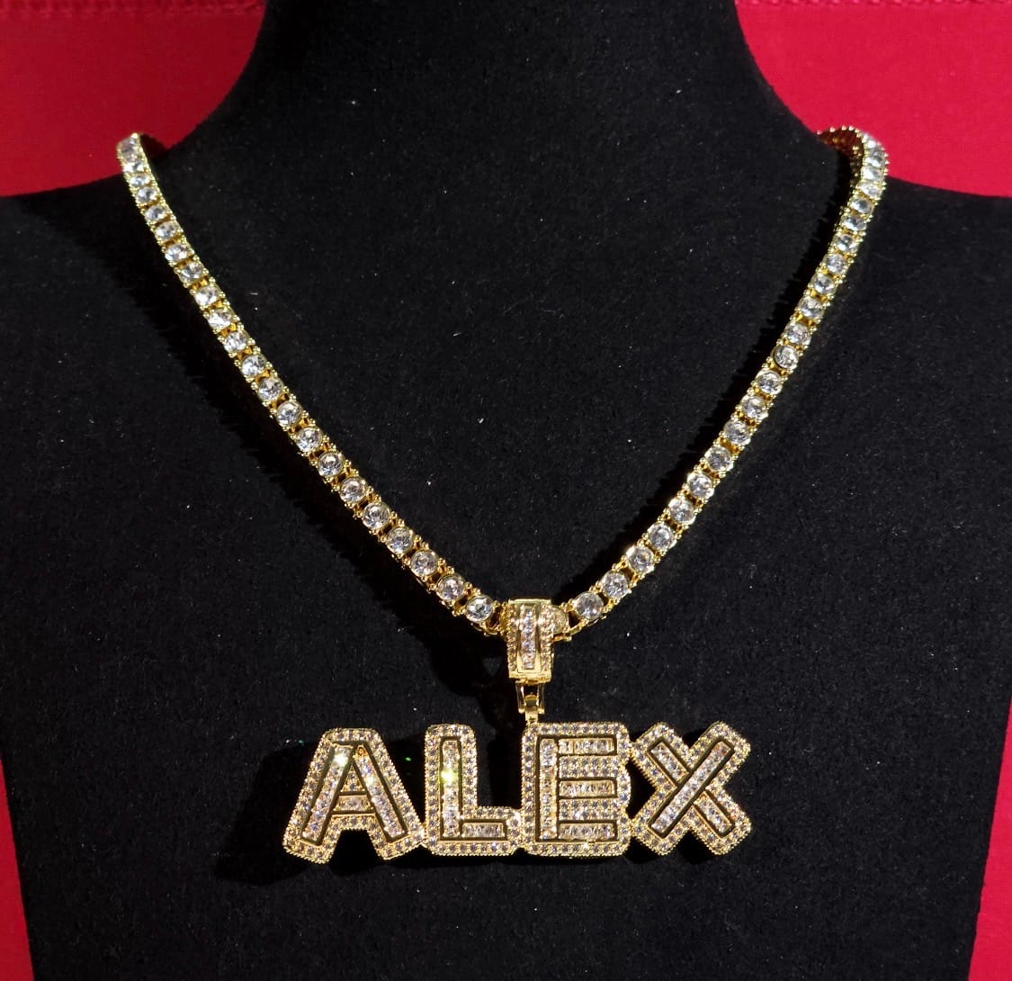 Customer photo review of SASSY CUSTOM NECKLACE