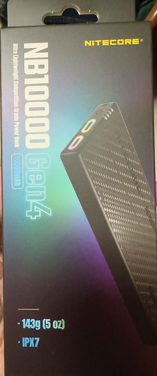 Customer photo review of NB10000 Carbon Fiber Energy Brick (10,000mAh 3A GEN4)