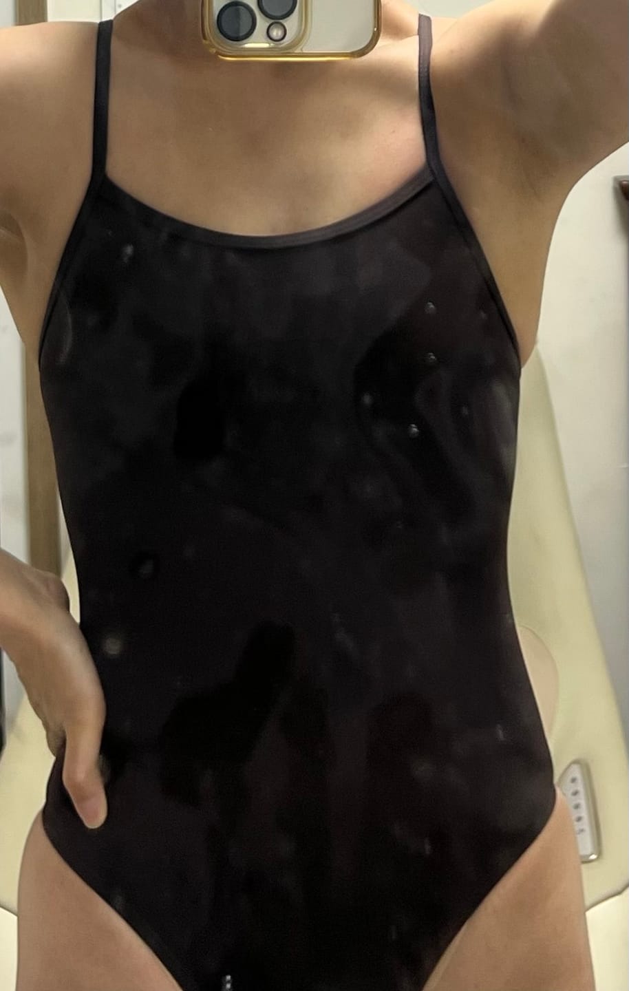 Customer photo review of AIRLIE ONE PIECE - Cacao