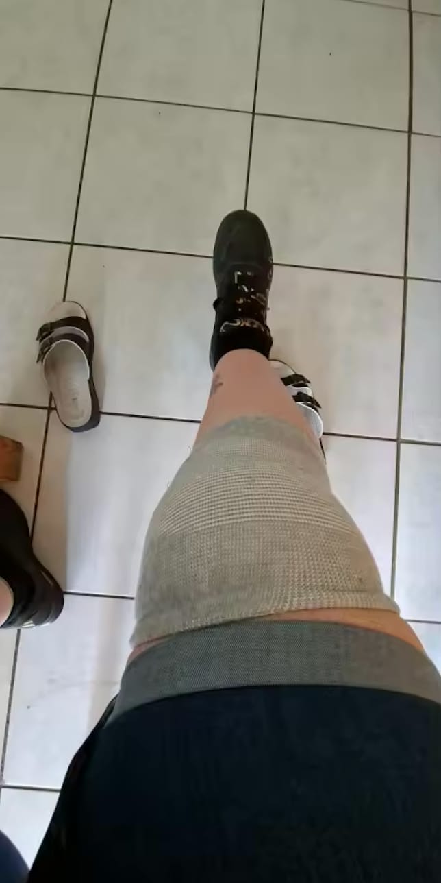 Customer photo review of BambuFlex - Ergonomiskt knäskydd med bambukompression