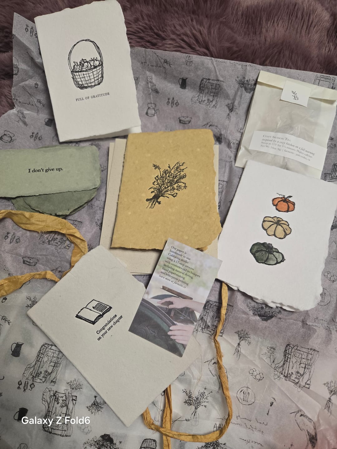 Customer photo review of Monthly Artisan Card Subscription