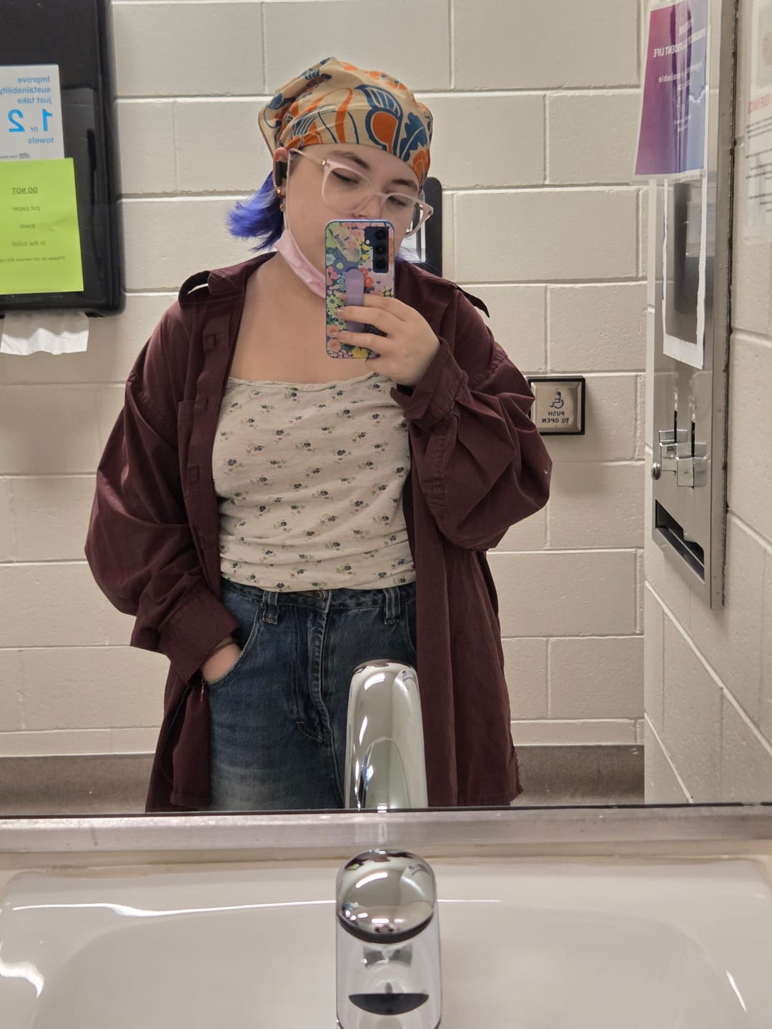 Customer photo review of Bloom Bandana