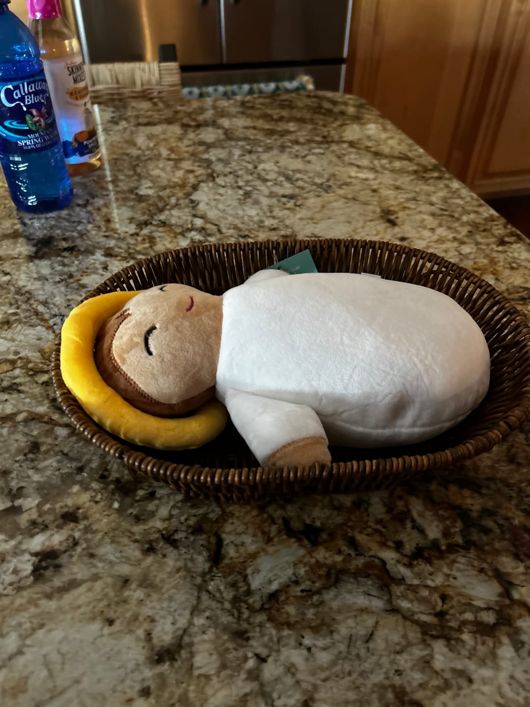 Customer photo review of Baby Jesus Cuddle Plush