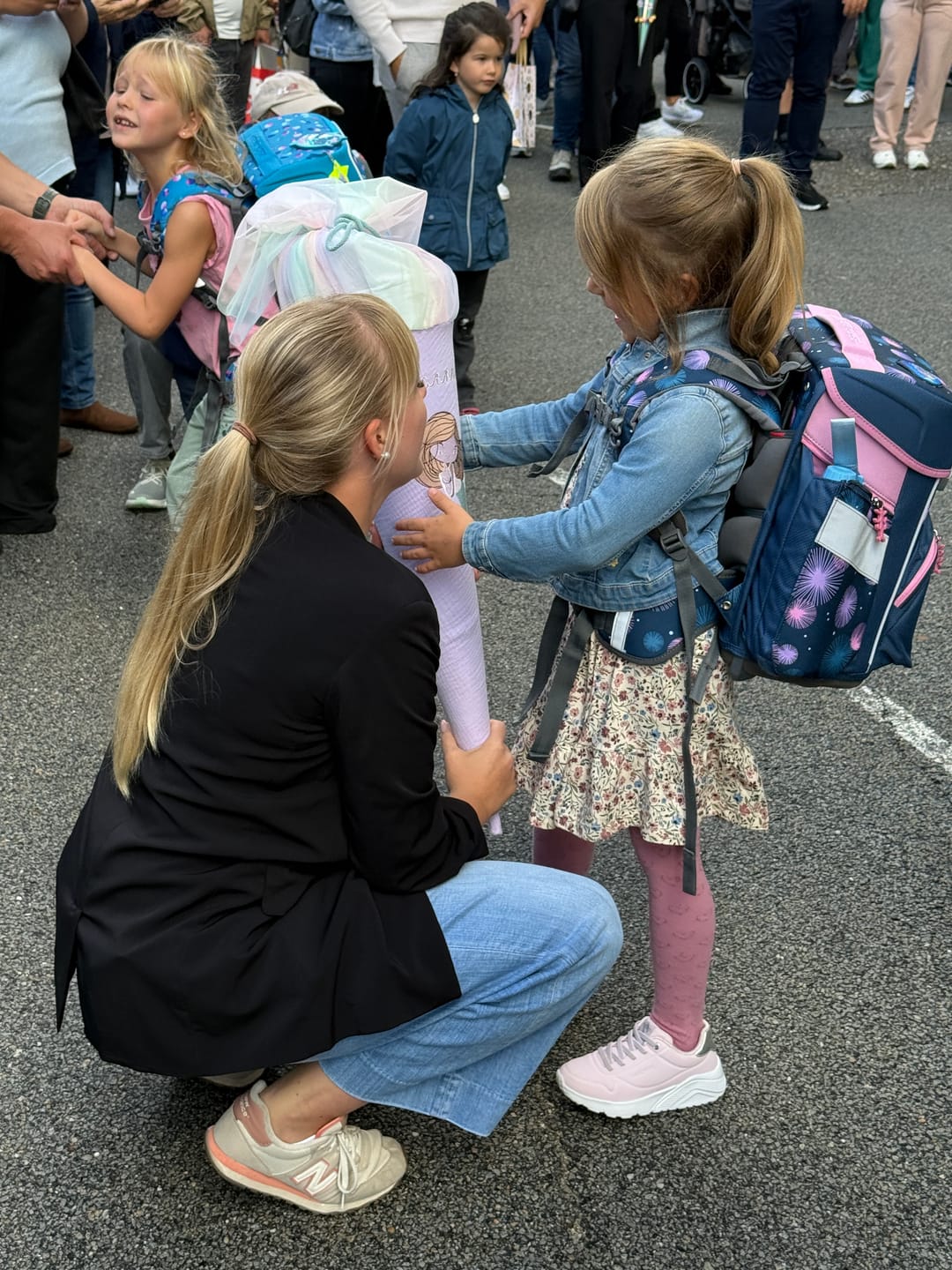 Customer photo review of Schultüte Musselin Meerjungfrau | freie Farbwahl