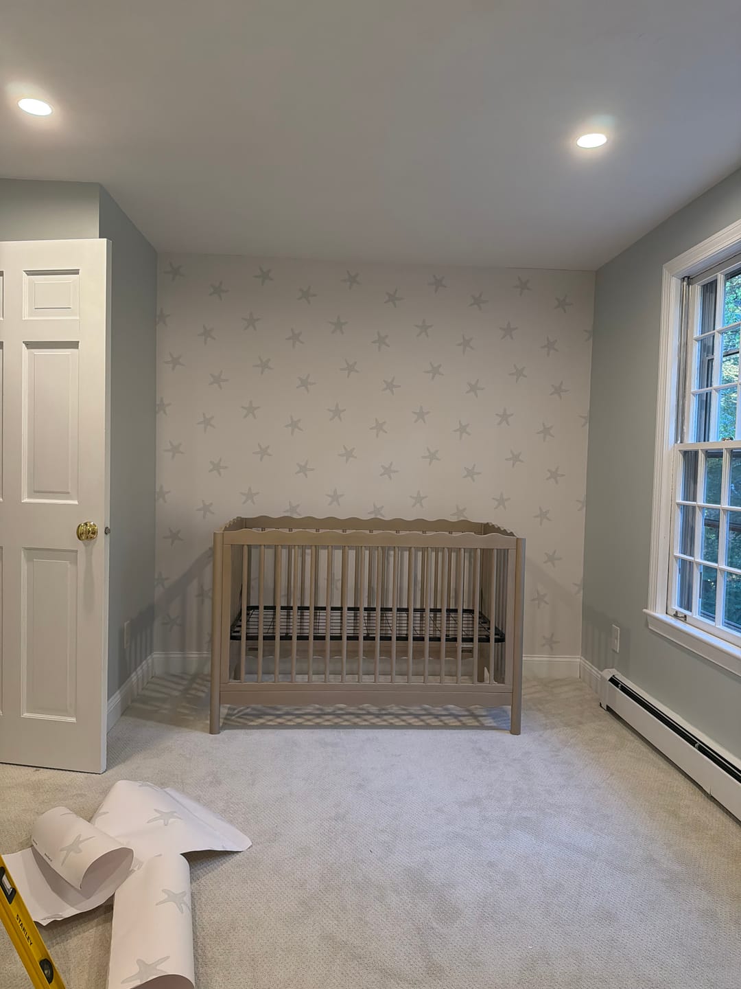 Customer photo review of Sheila - Textured Coastal Starfish Wallpaper