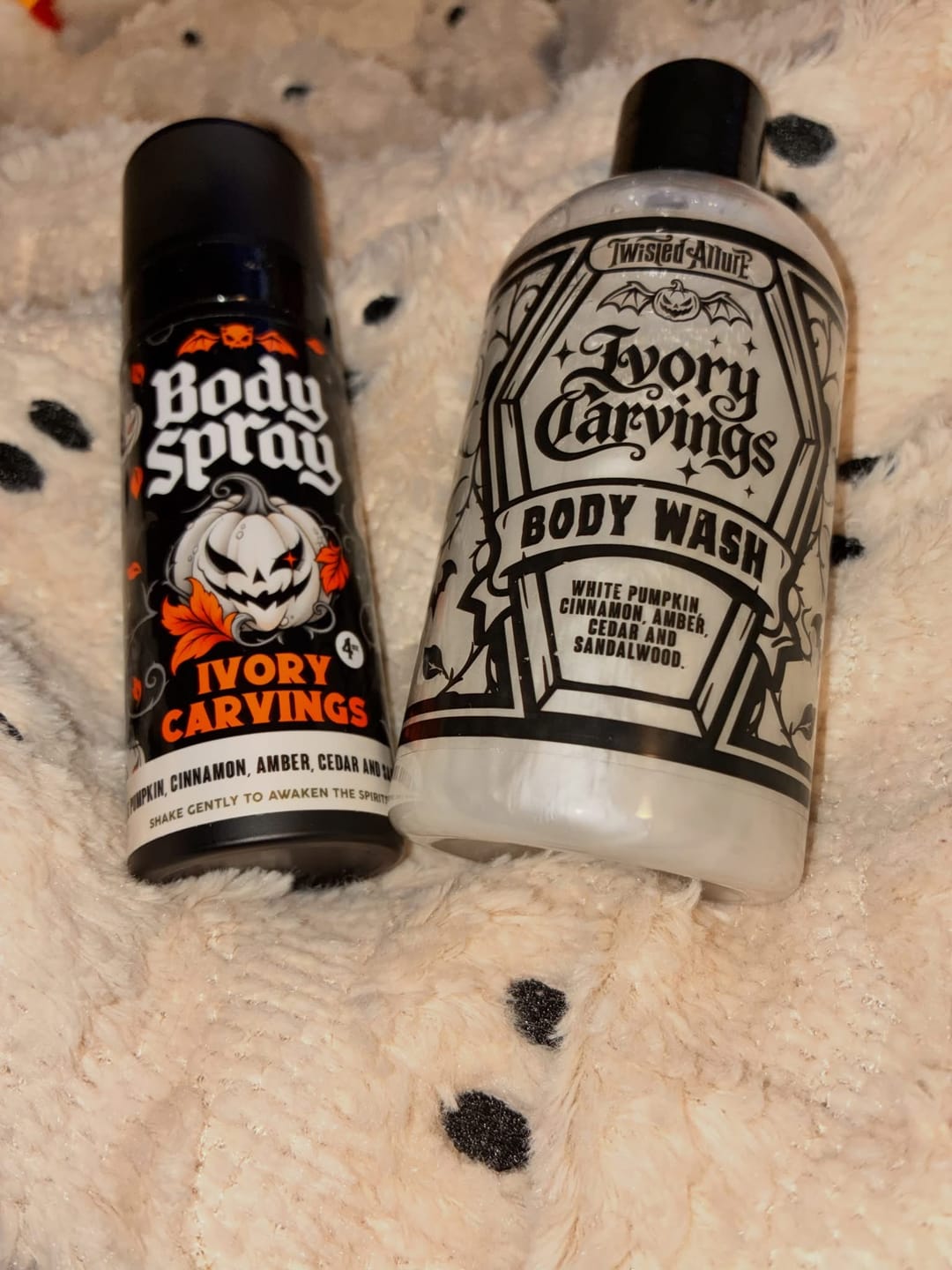 Customer photo review of Ivory Carvings Body Spray