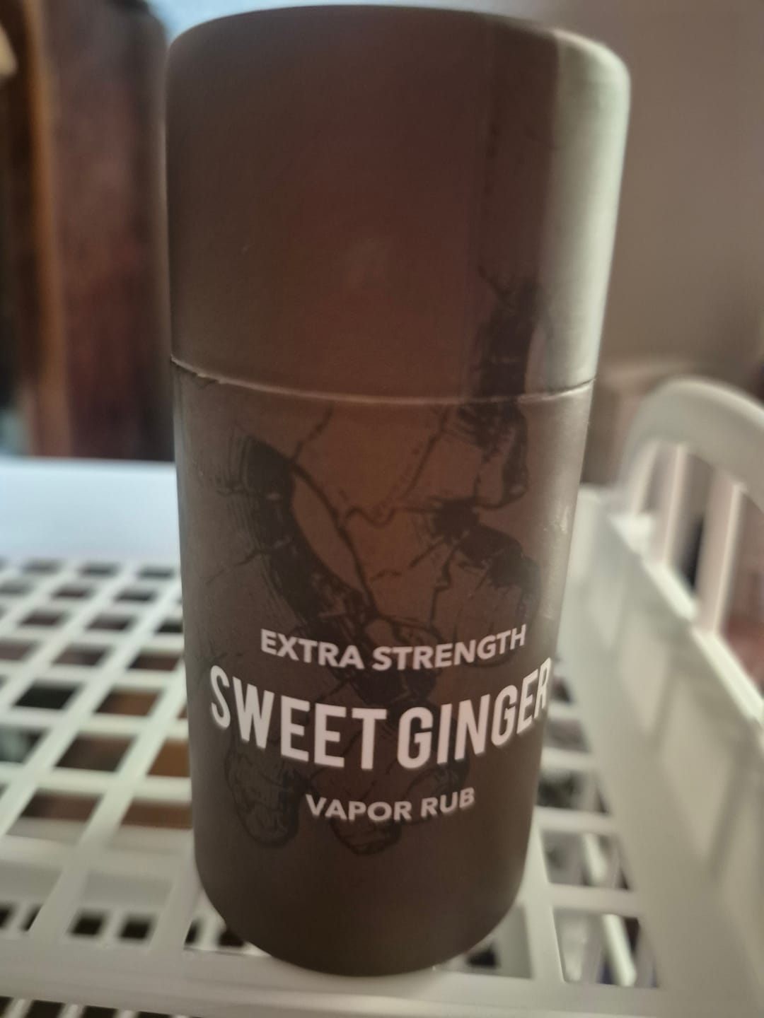 Customer photo review of Extra Strength Sweet Ginger Vapor Rub Stick