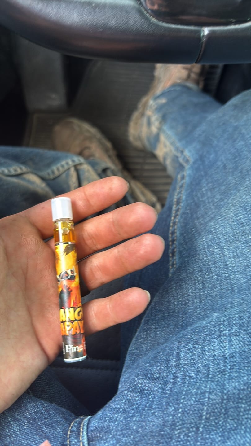 Customer photo review of Mango Papaya Live Rosin Disposable 0.5g