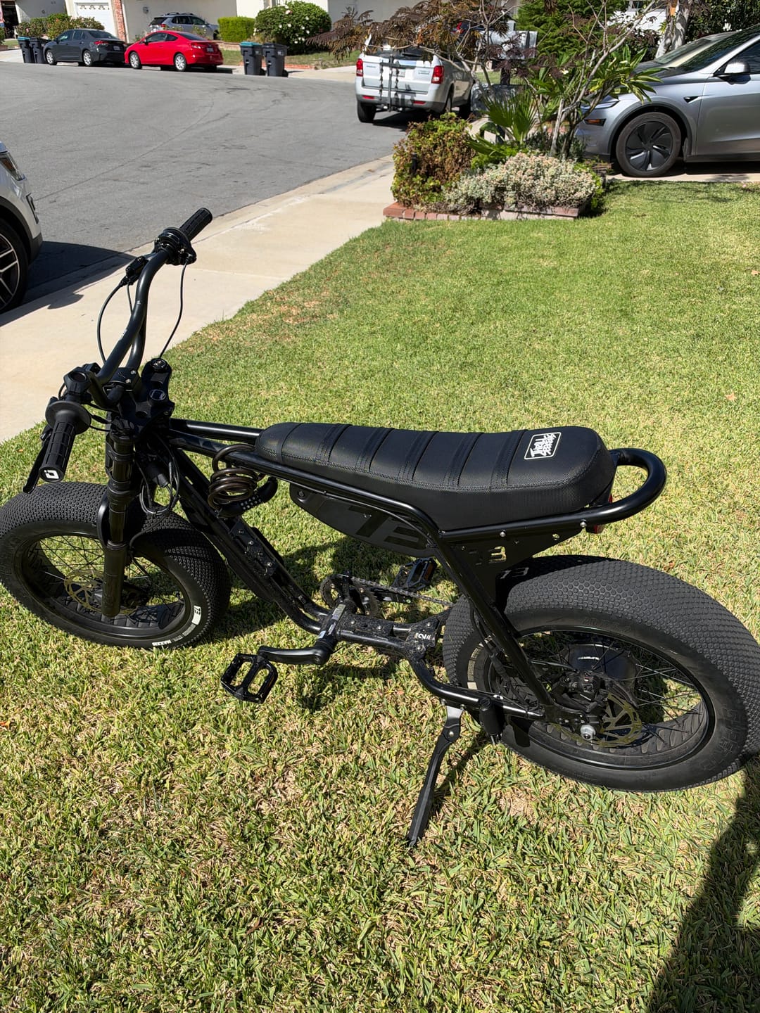 Customer photo review of Custom Seat Cover: Super73 Z Series