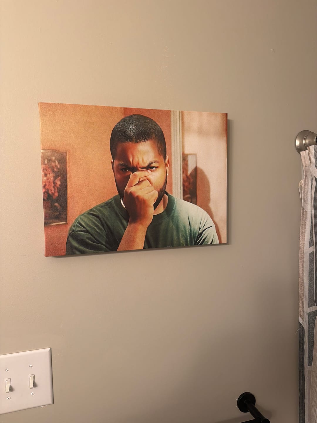 Customer photo review of Ice Cube Friday Bathroom Scene