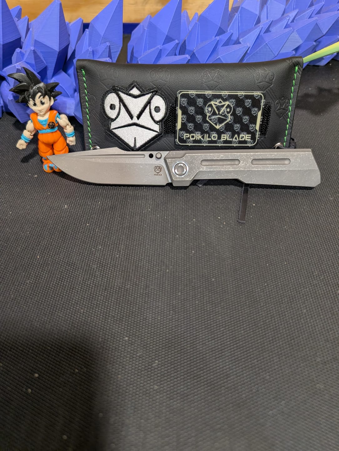 Customer photo review of Poikilo Blade Marlin Titanium Frame Lock Knife M398 3.67"
