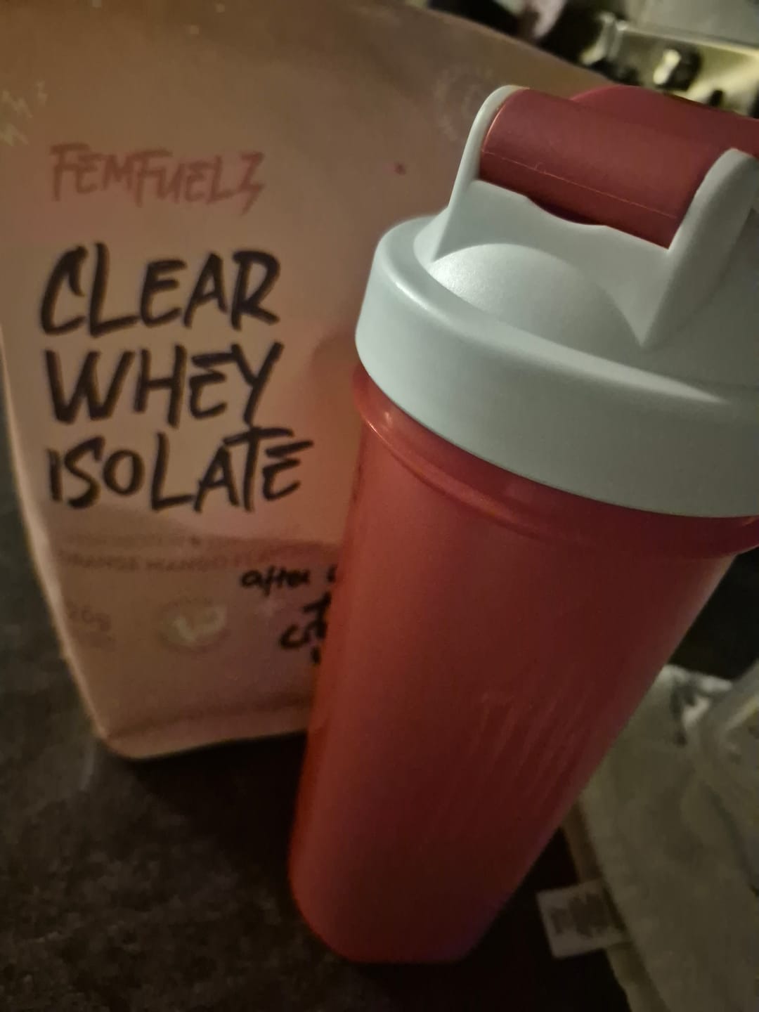 Customer photo review of Clear Whey Isolate Protein