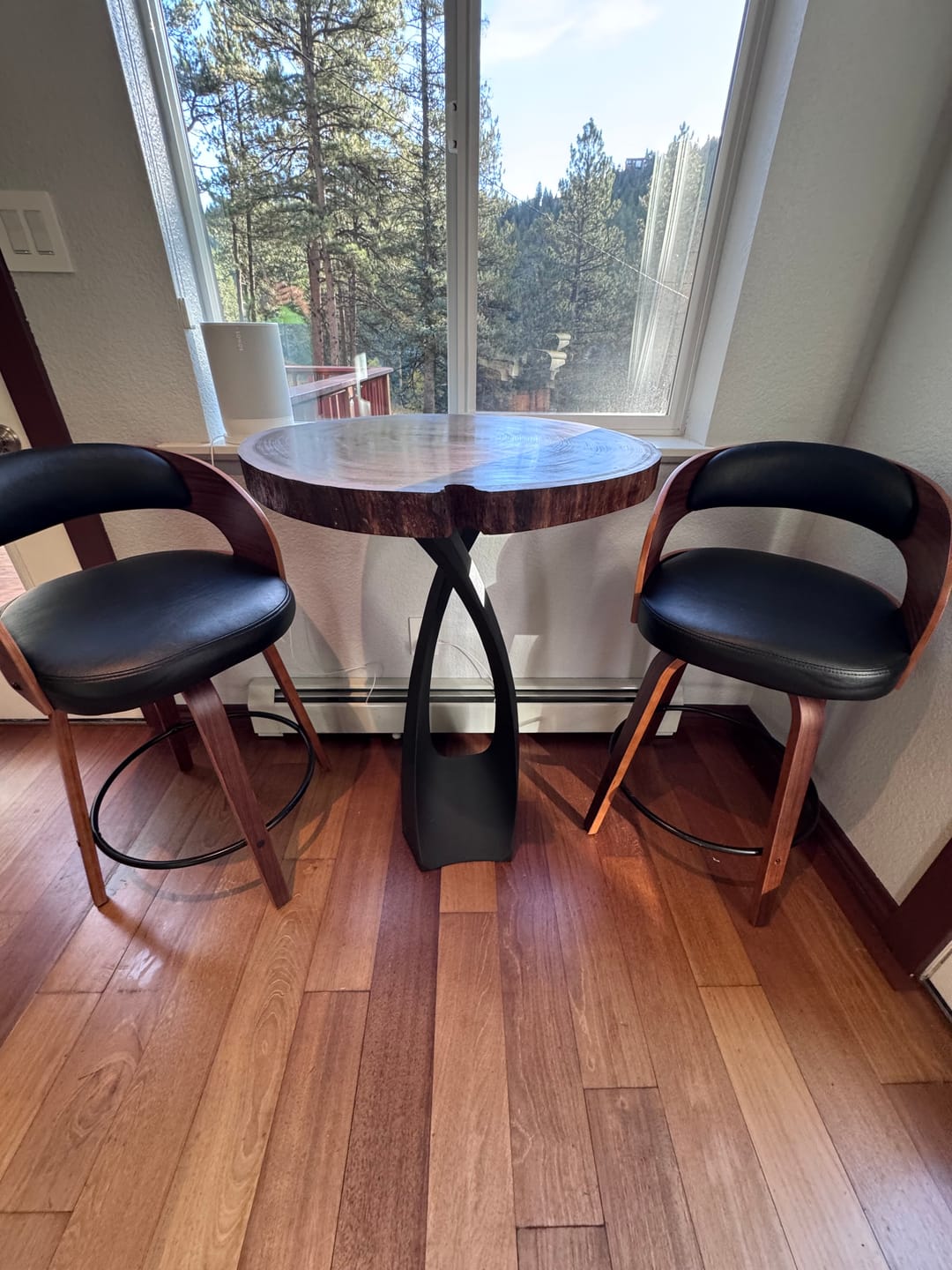 Customer photo review of Counter Table Base 34" H for Woodworking Projects - 614 Tulipe