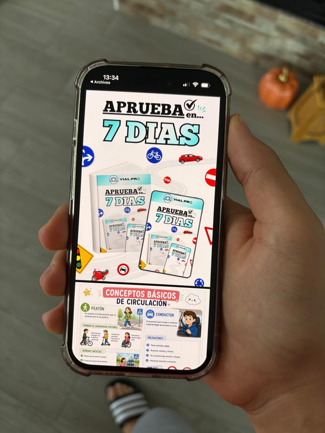 Customer photo review of APRUEBA TU TEÓRICO EN 7 DÍAS ✅