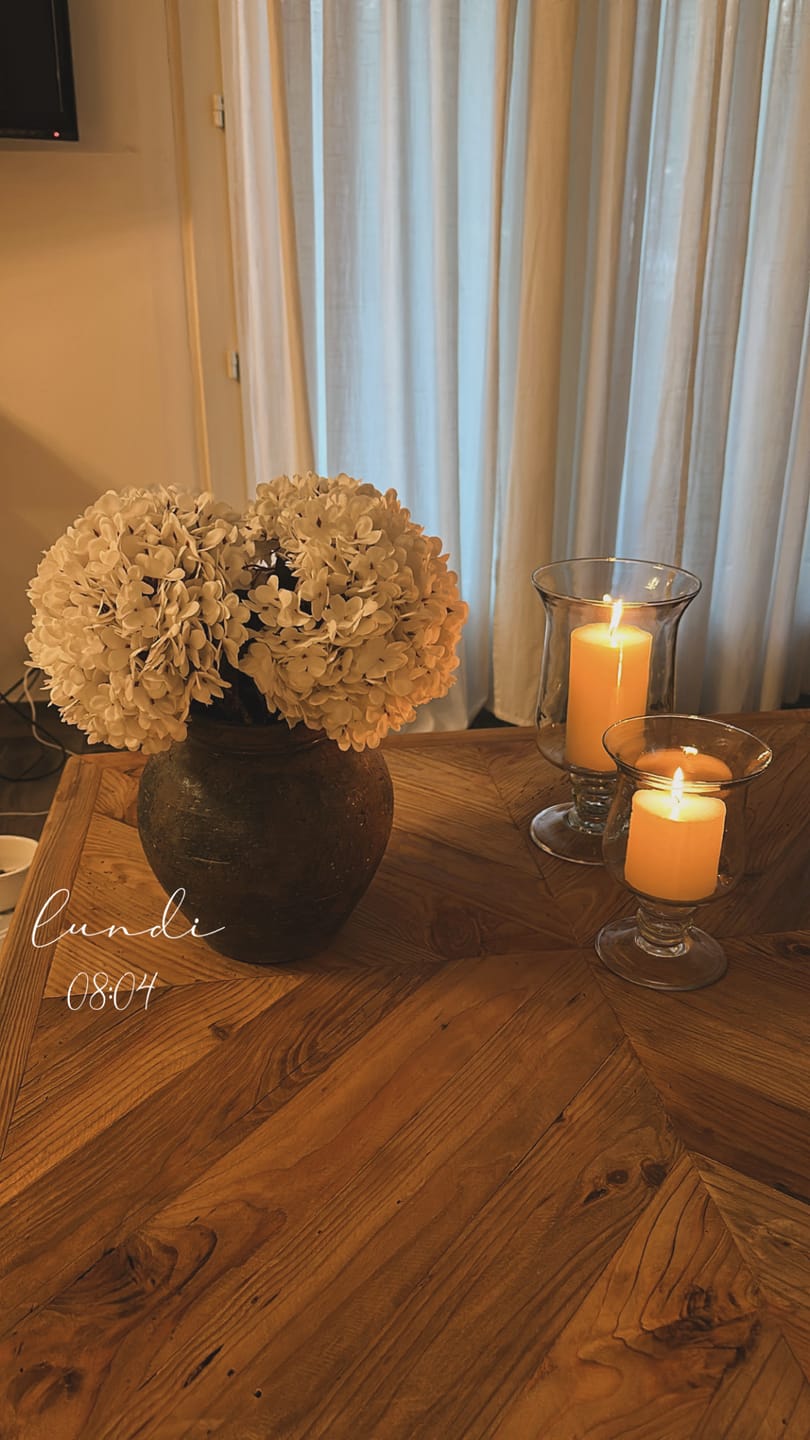 Customer photo review of Grande Hortensia (5 tiges) - Blanc