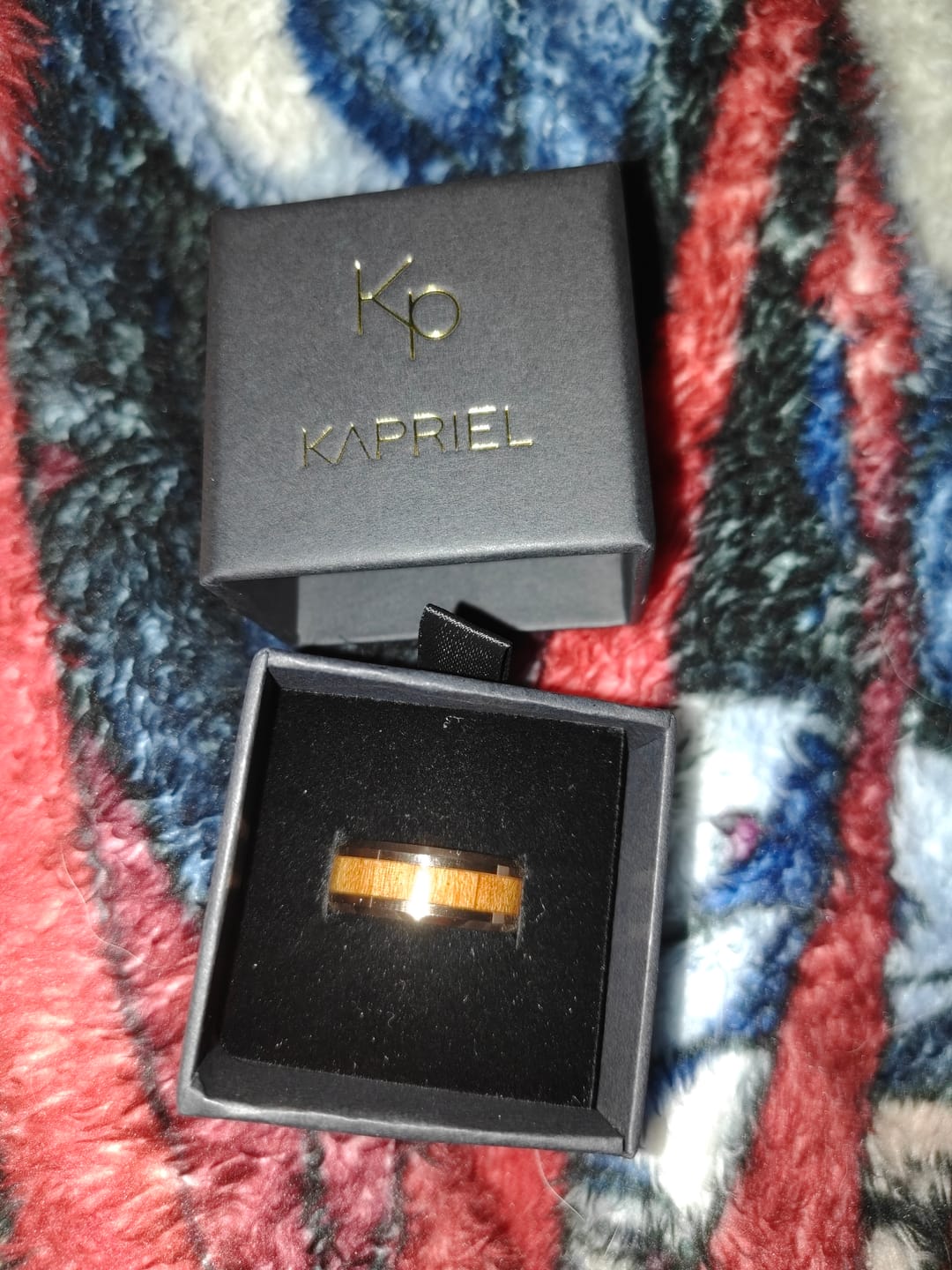 Customer photo review of Anillo Blended Whisky Carburo de Tungsteno