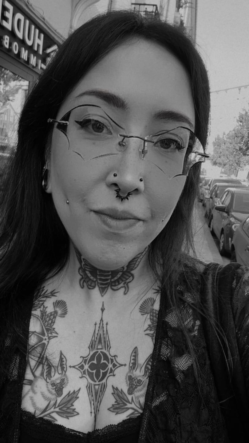 Customer photo review of Batty Eyeglasses