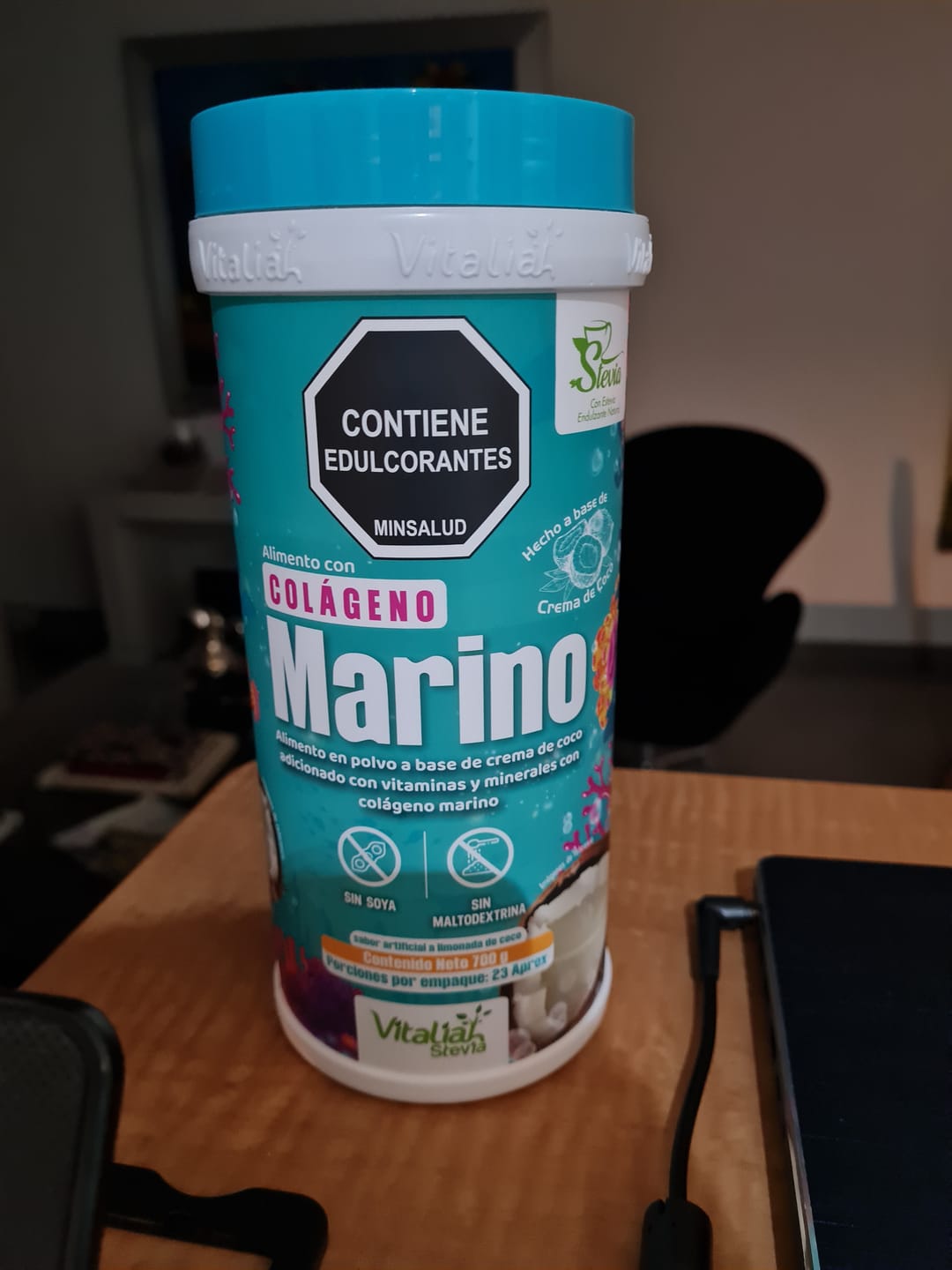 Customer photo review of Colágeno Marino Hidrolizado en Polvo Vitaliah