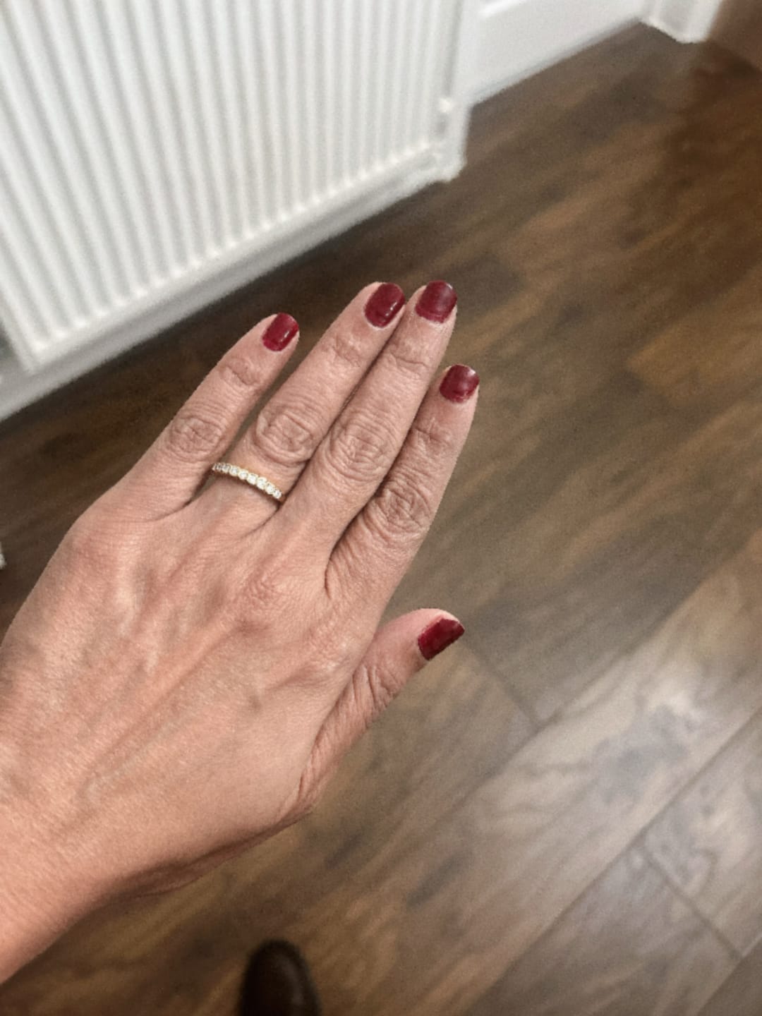 Customer photo review of Versa Half Eternity Lab Grown Diamond Band Ring