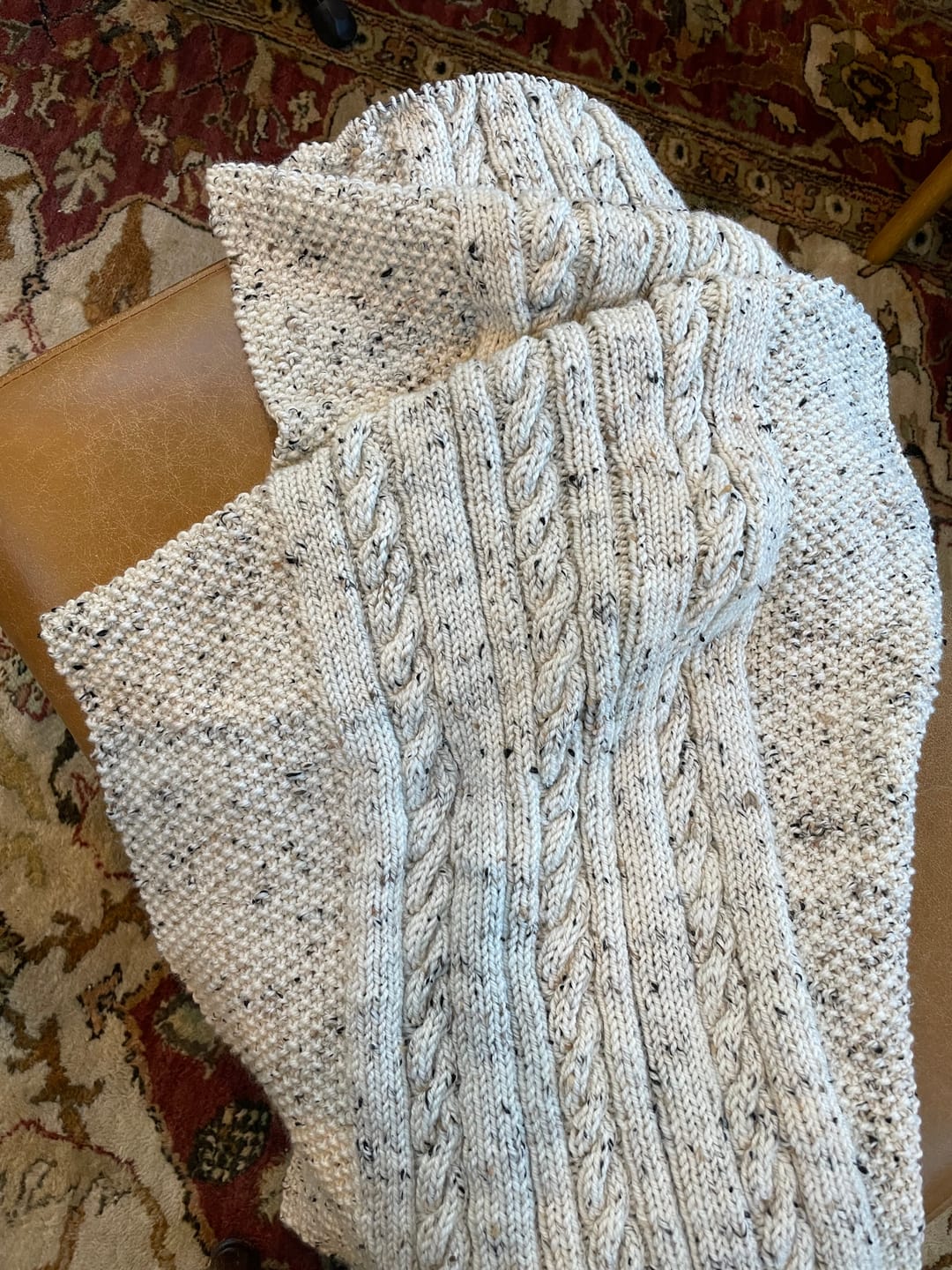 Customer photo review of American Ewe Tweed Yarn | Wool | Worsted (Multiple Colors)