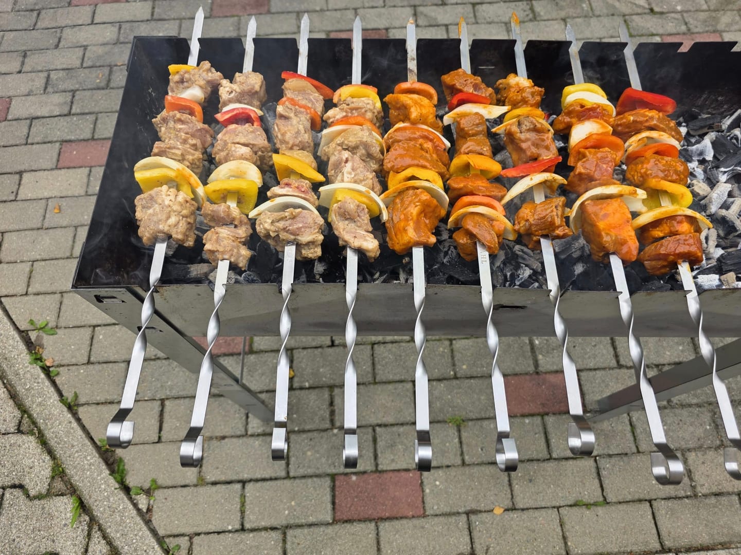 Customer photo review of Schweine-Schaschlik bayerische Art 1kg