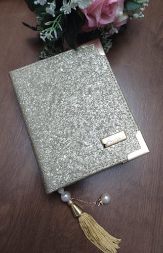 Customer photo review of Shine Glitter 0,8mm com Fundo Spun