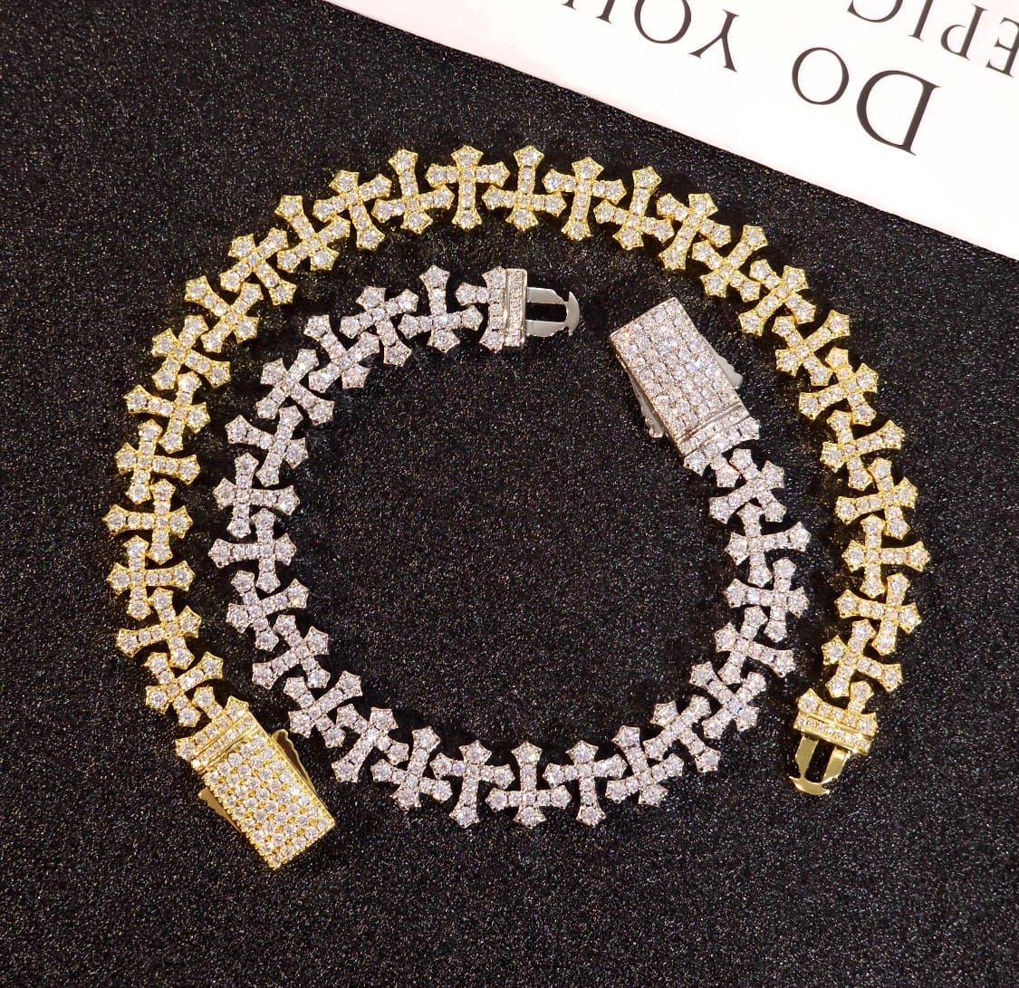 Customer photo review of ANCHORED CROSS LINK BRACELET
