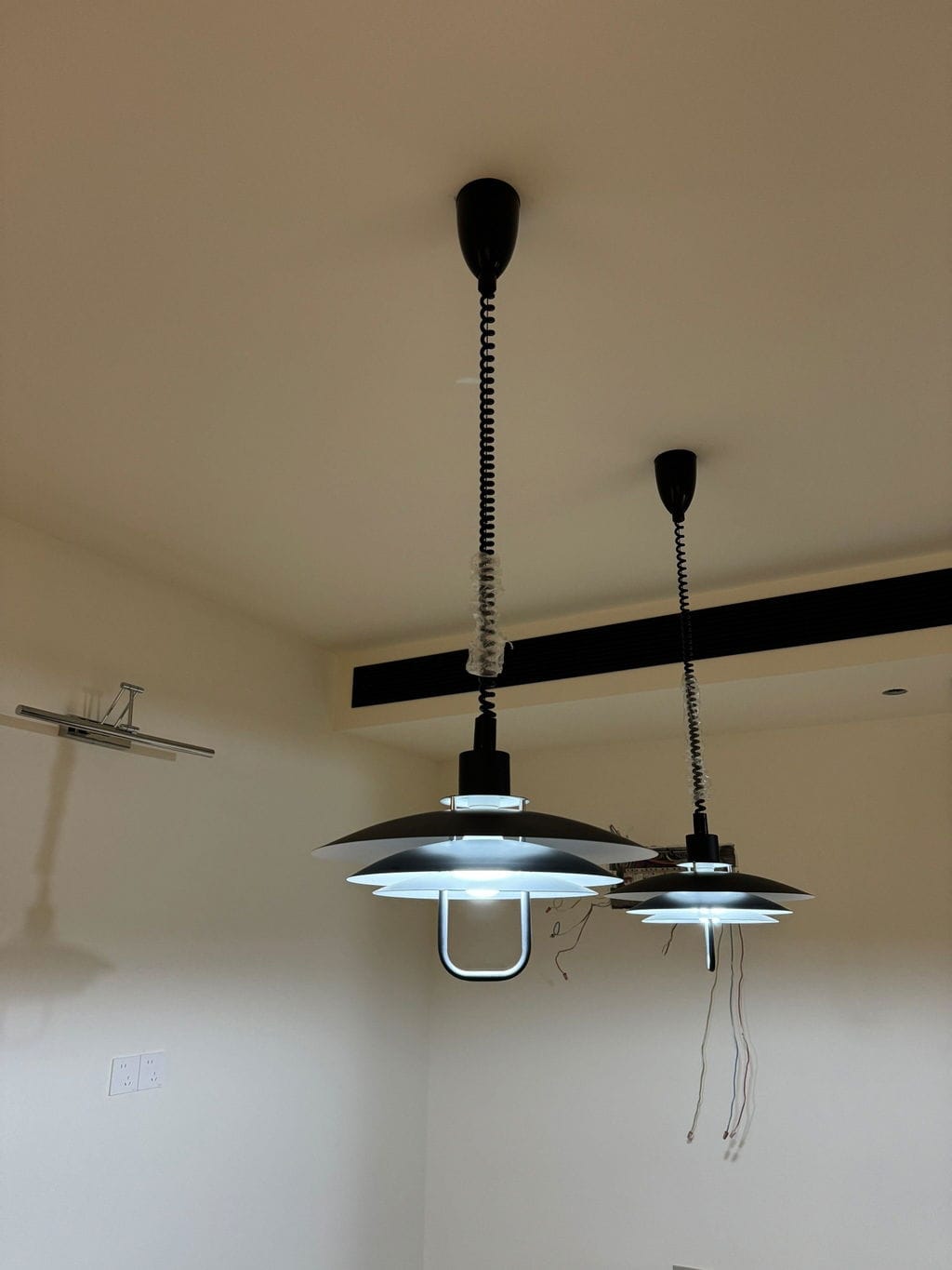 Customer photo review of Modern Pendant Light, Aluminium Concentric Screens, 50 cm