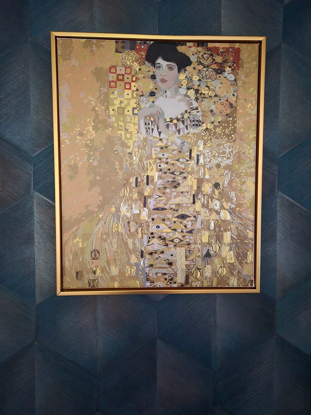 Customer photo review of Malen nach Zahlen - Portrait von Adele Bloch-Bauer I - Gustav Klimt