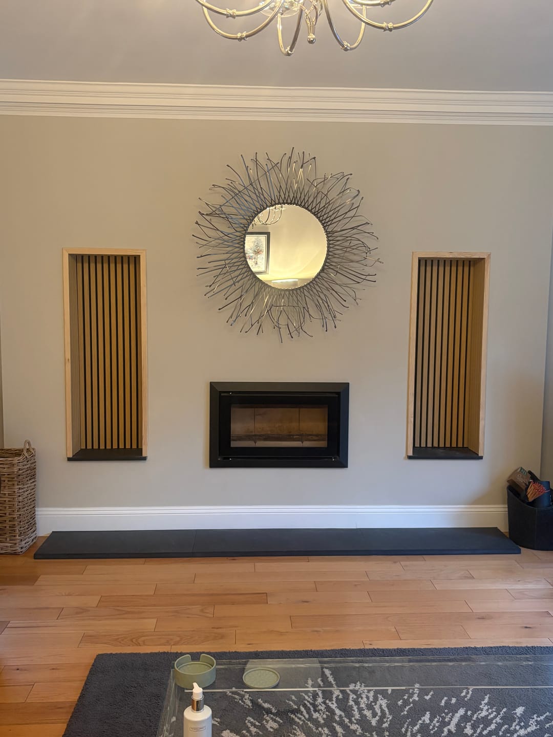Customer photo review of Wooden Wall Panel | Natural Oak | Premium 3-sided Wood Veneer