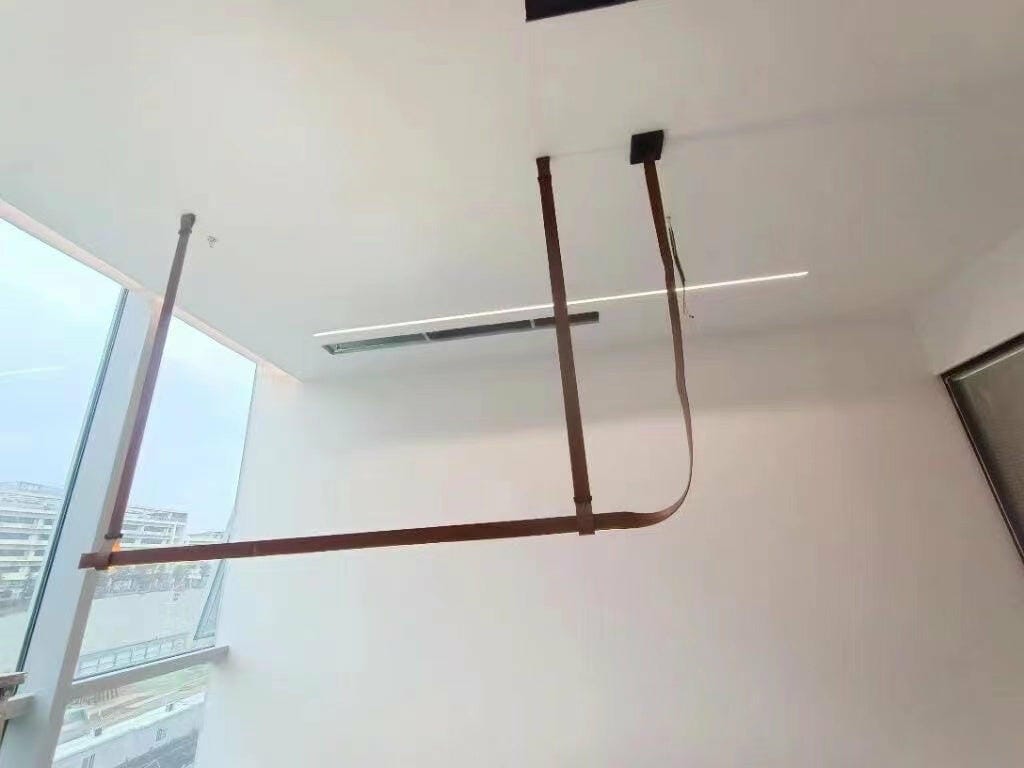 Customer photo review of Leather Strap Linear Pendant Light, Integrated LED, 140 to 240 cm