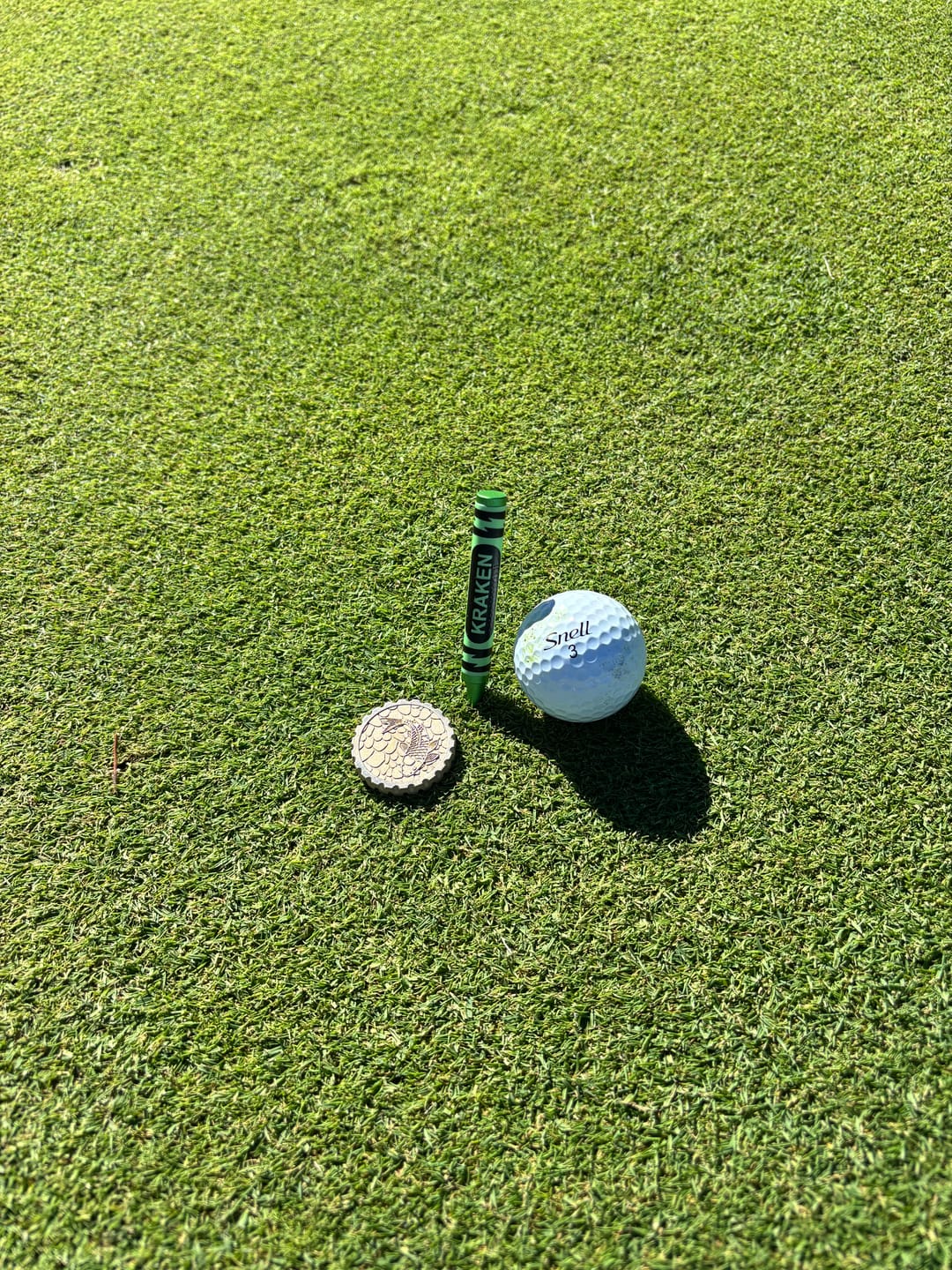 Customer photo review of Koi 2.0 Brass Ball Marker