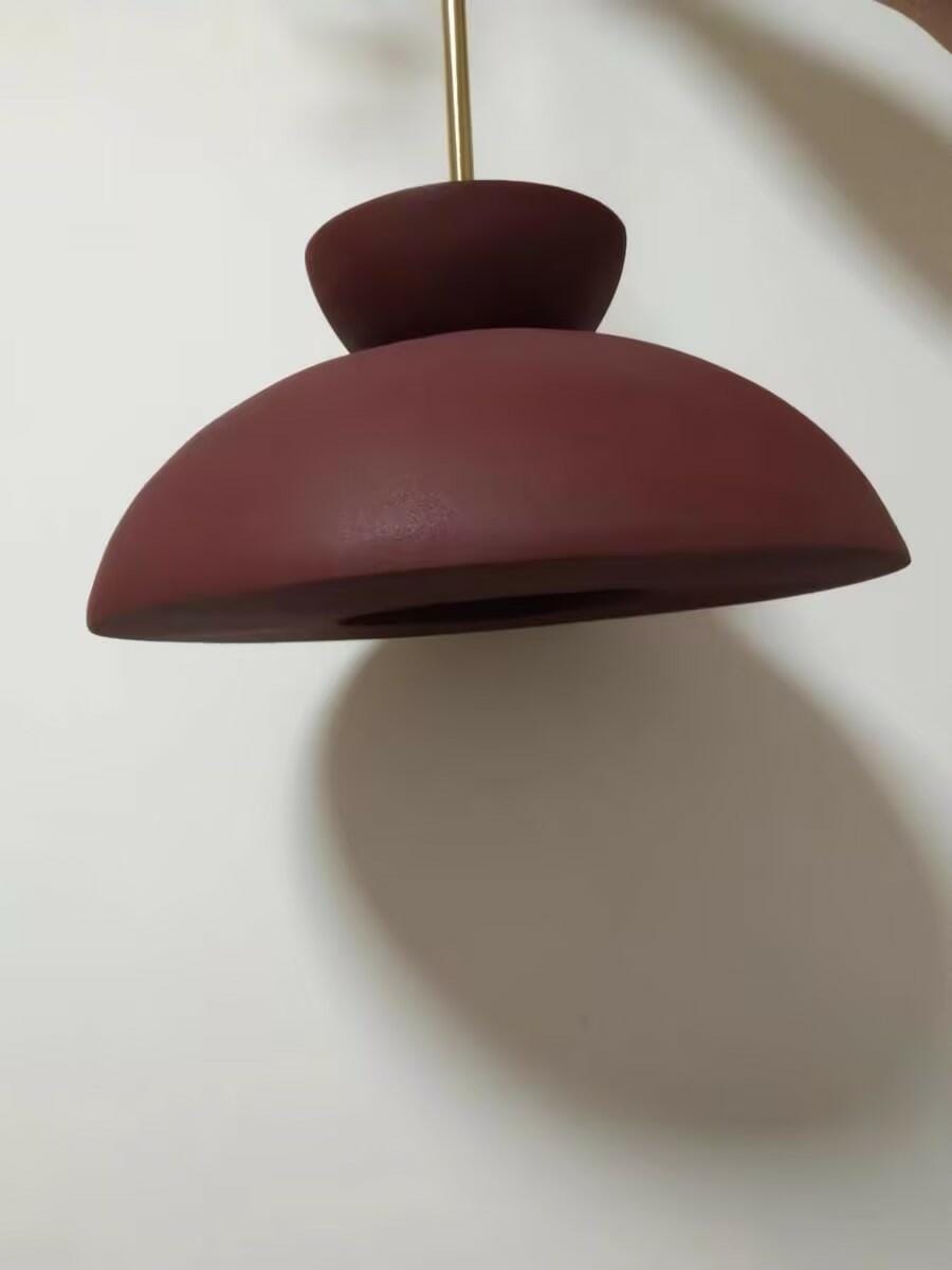 Customer photo review of Resin Dome Pendant Light for Dining Table, 34 cm, Upturned