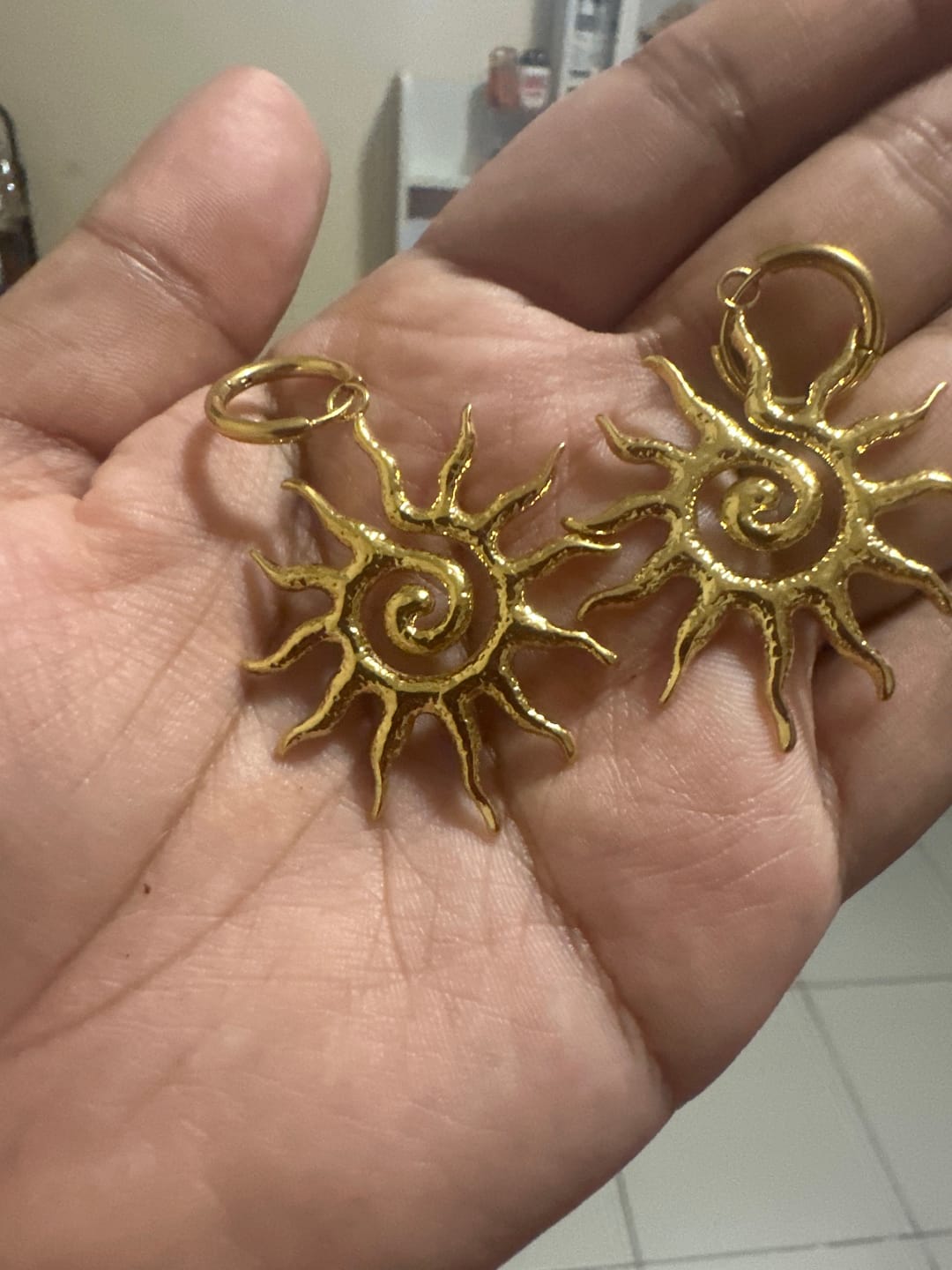 Customer photo review of Aretes Malina Plata