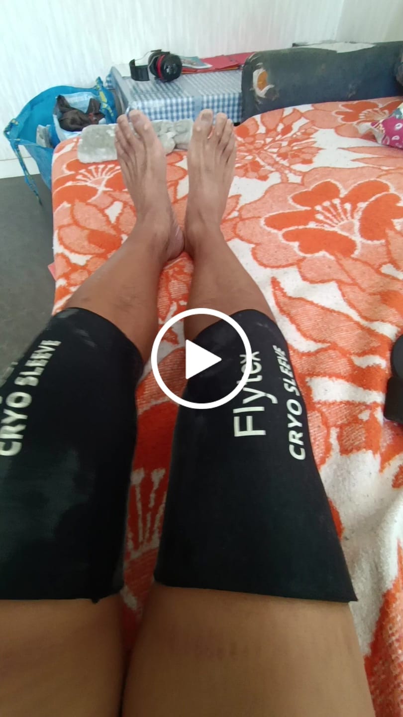 Customer video review of Manchon de Cryothérapie
