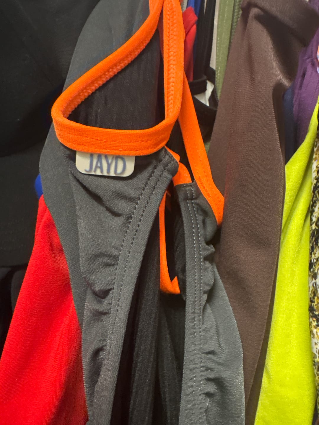 Customer photo review of ZAMBIA ONE PIECE - Carbon|Neon Orange (Pre-Order)