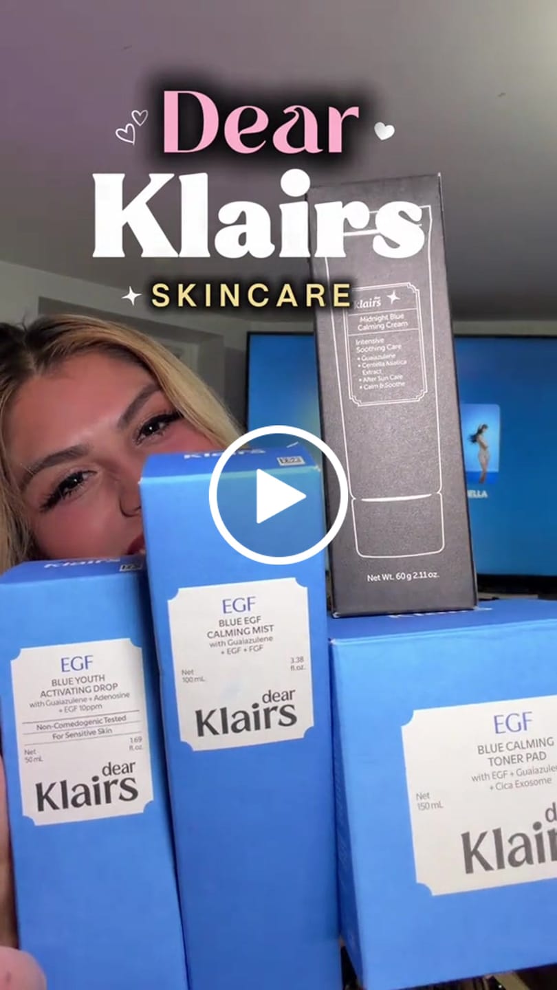 Customer video review of EGF Blue Youth Activating Drop | EGF Peptide Serum