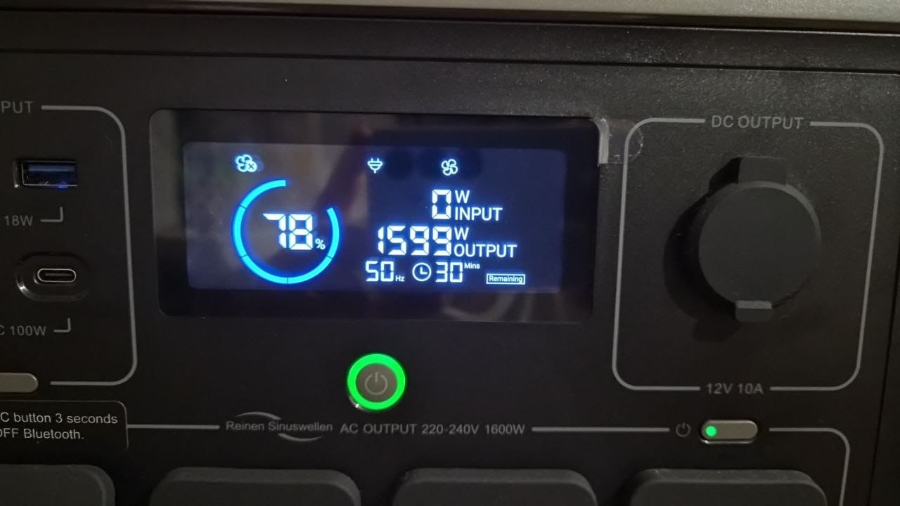 Customer photo review of ALLPOWERS R1500 LITE Portable Power Station 1600W 1056Wh