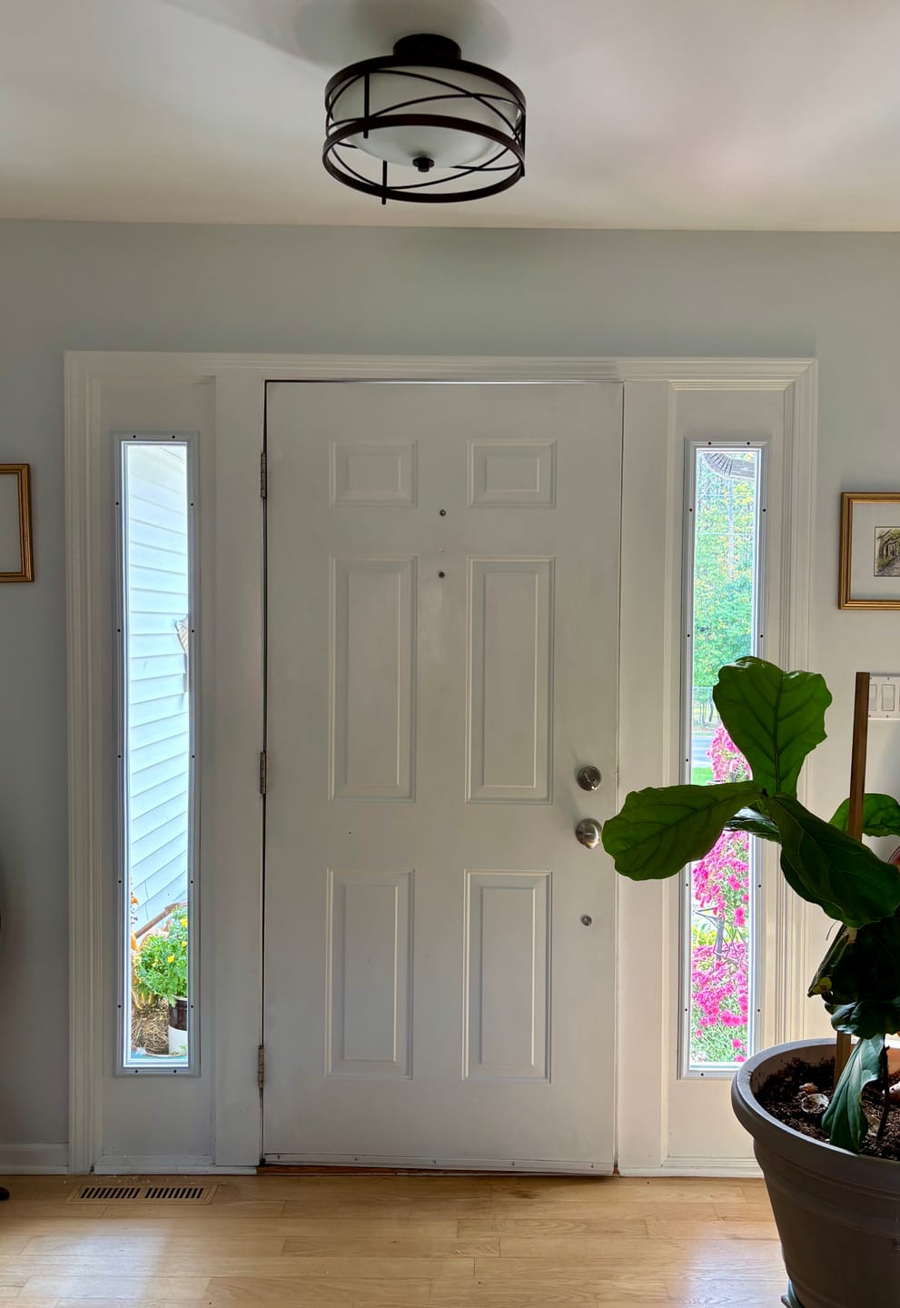 Customer photo review of Clear 1 Lite Glass and Frame Kit (Full Sidelite)