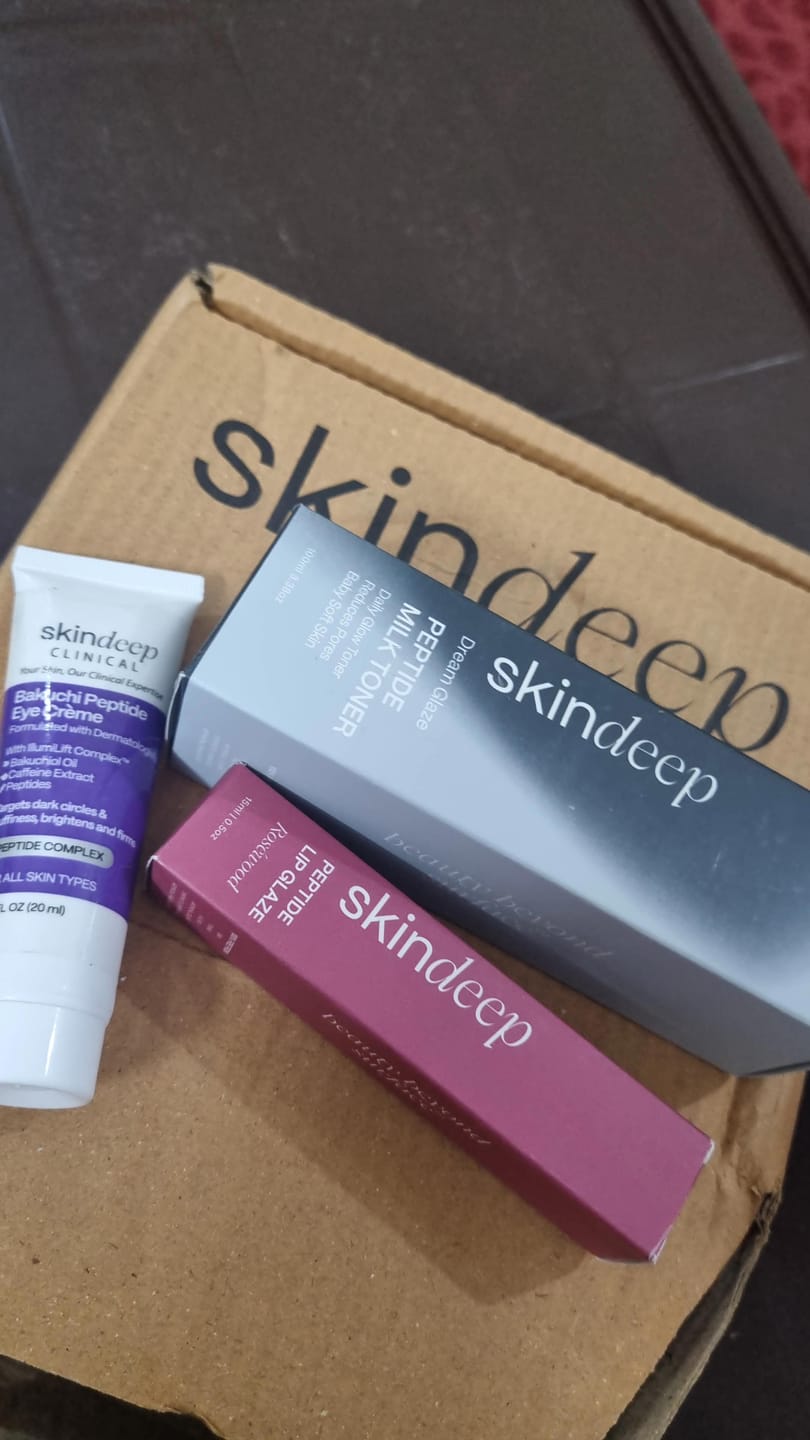 Customer photo review of DREAM GLAZE - Peptide Milk Toner