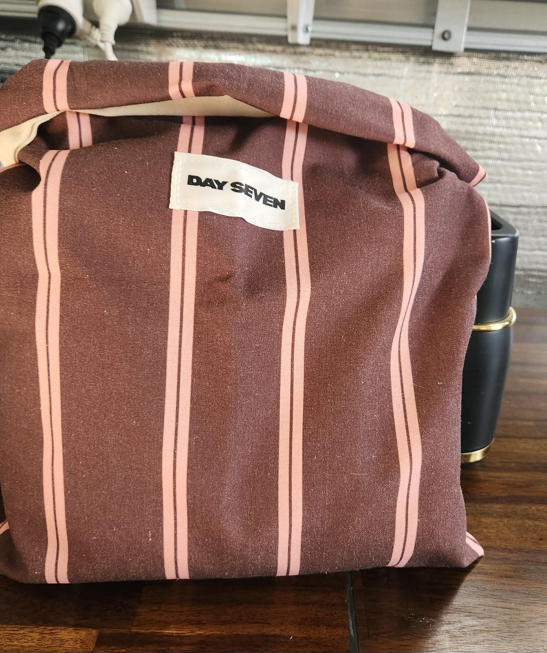 Customer photo review of Day Seven Beeswax Bread Bag