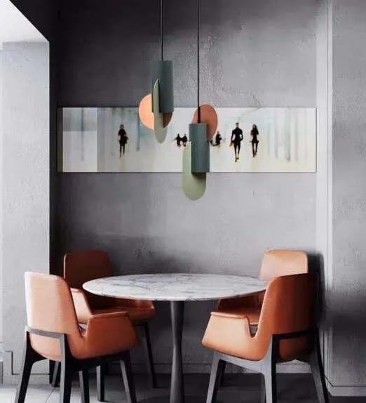 Customer photo review of Overlapping Disc Pendant Light, Earthy Tones, Iron, 50 cm