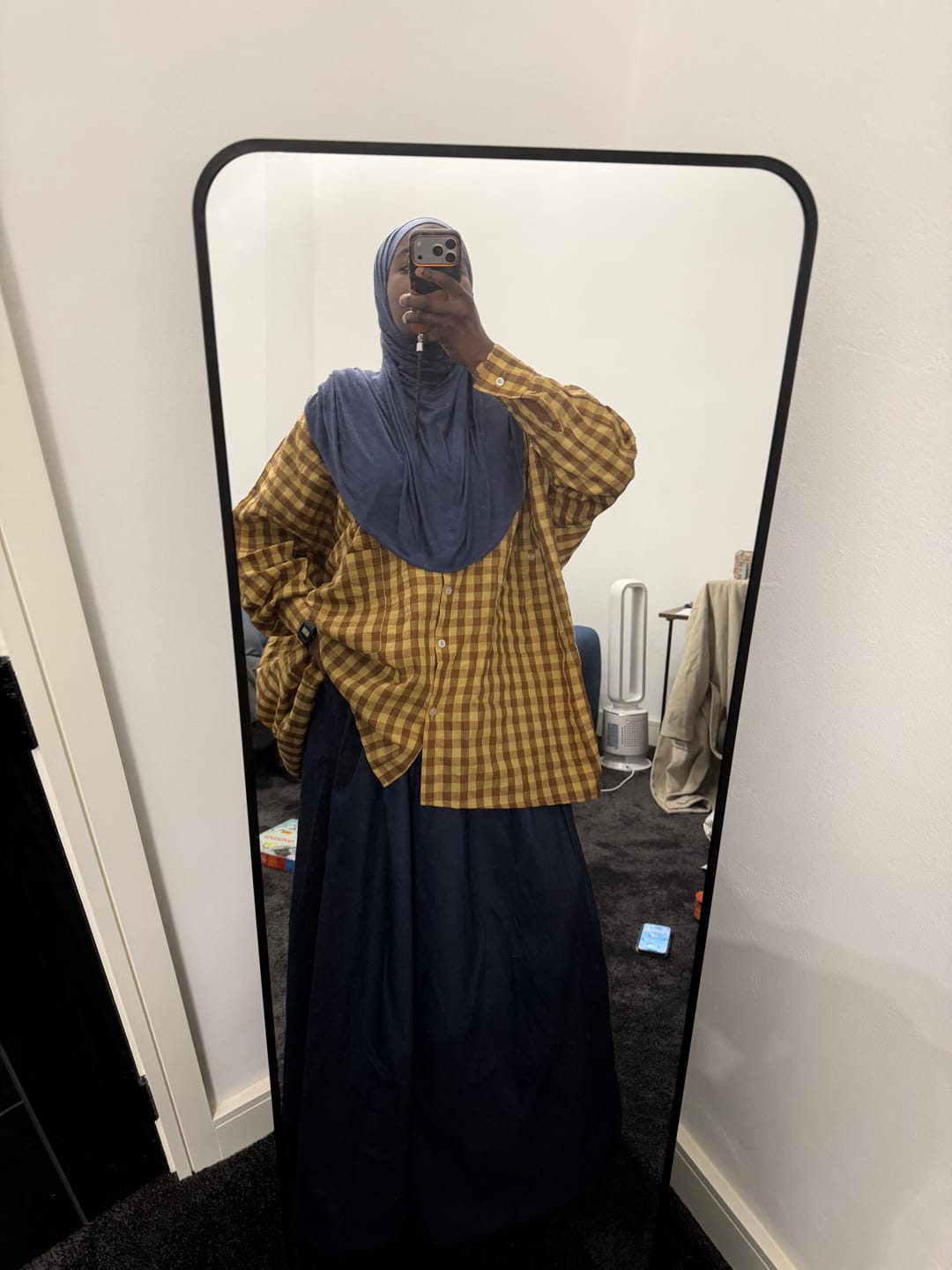 Customer photo review of Palazzo effet jupe en jean « DENIM PALAZZO » - OUMMI BASICS