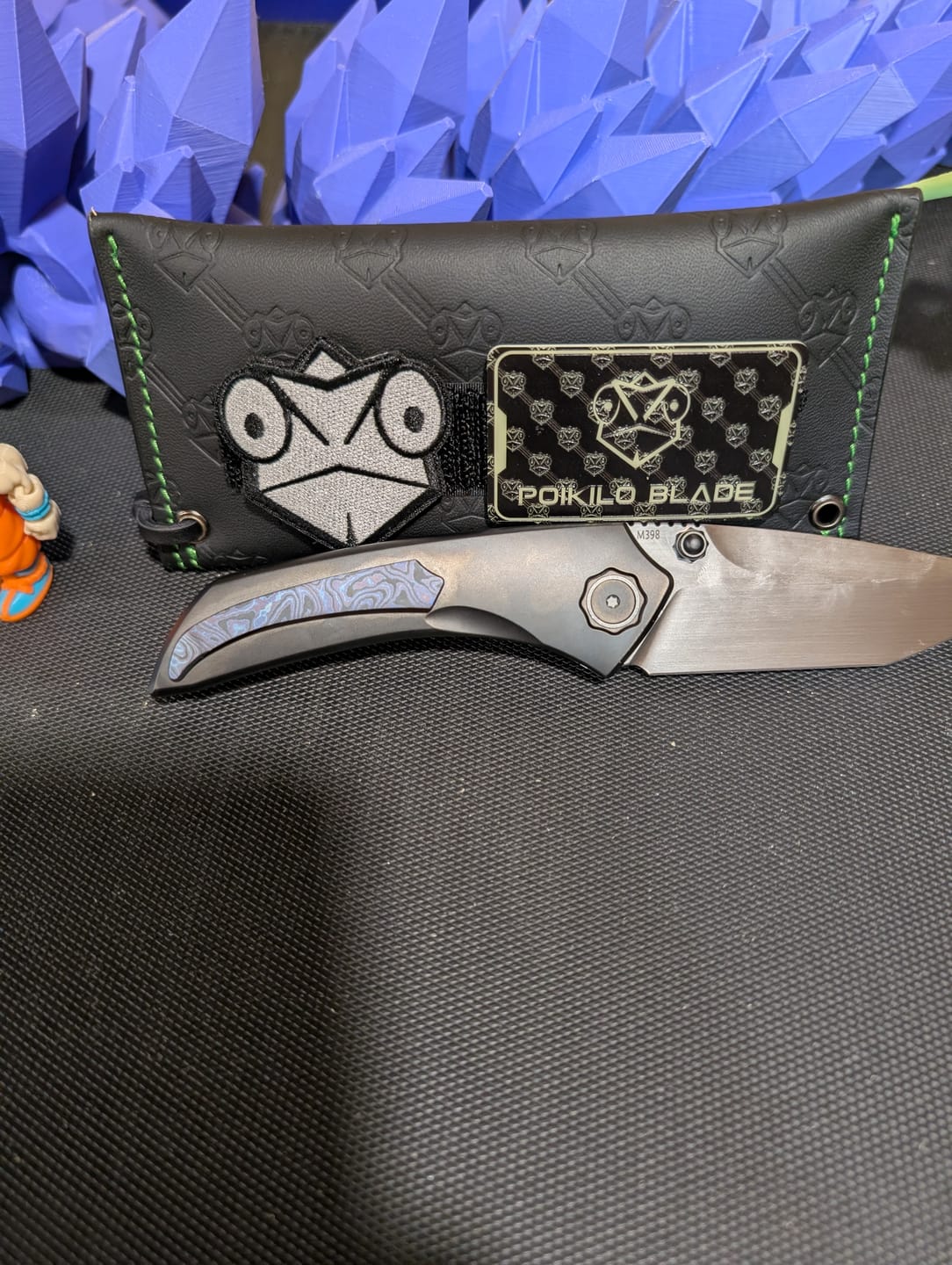 Customer photo review of Poikilo Blade Tuna Midtech ZircuTi Liner Lock Knife M398 3.40"