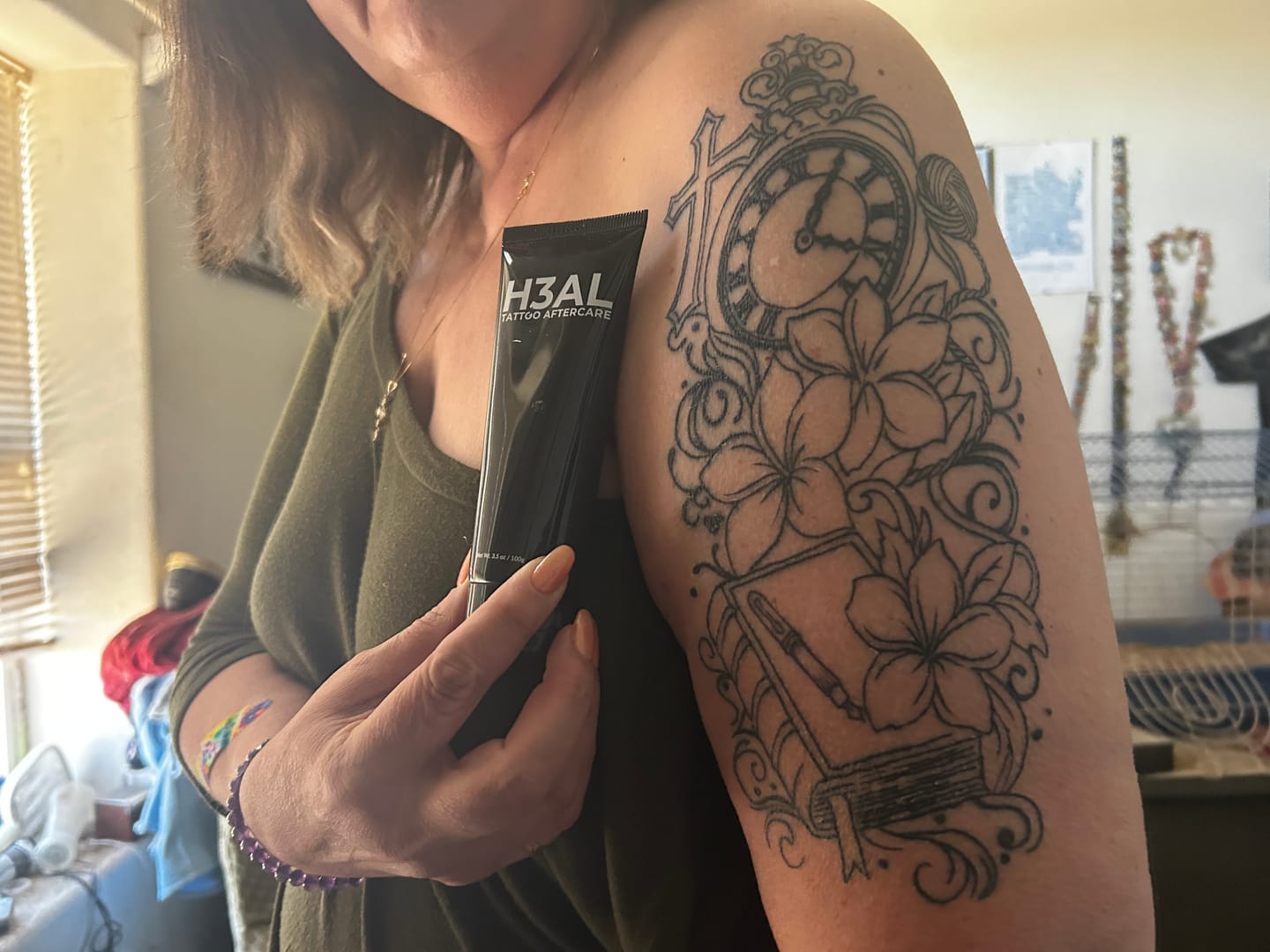 Customer photo review of H3al Tattoo Aftercare